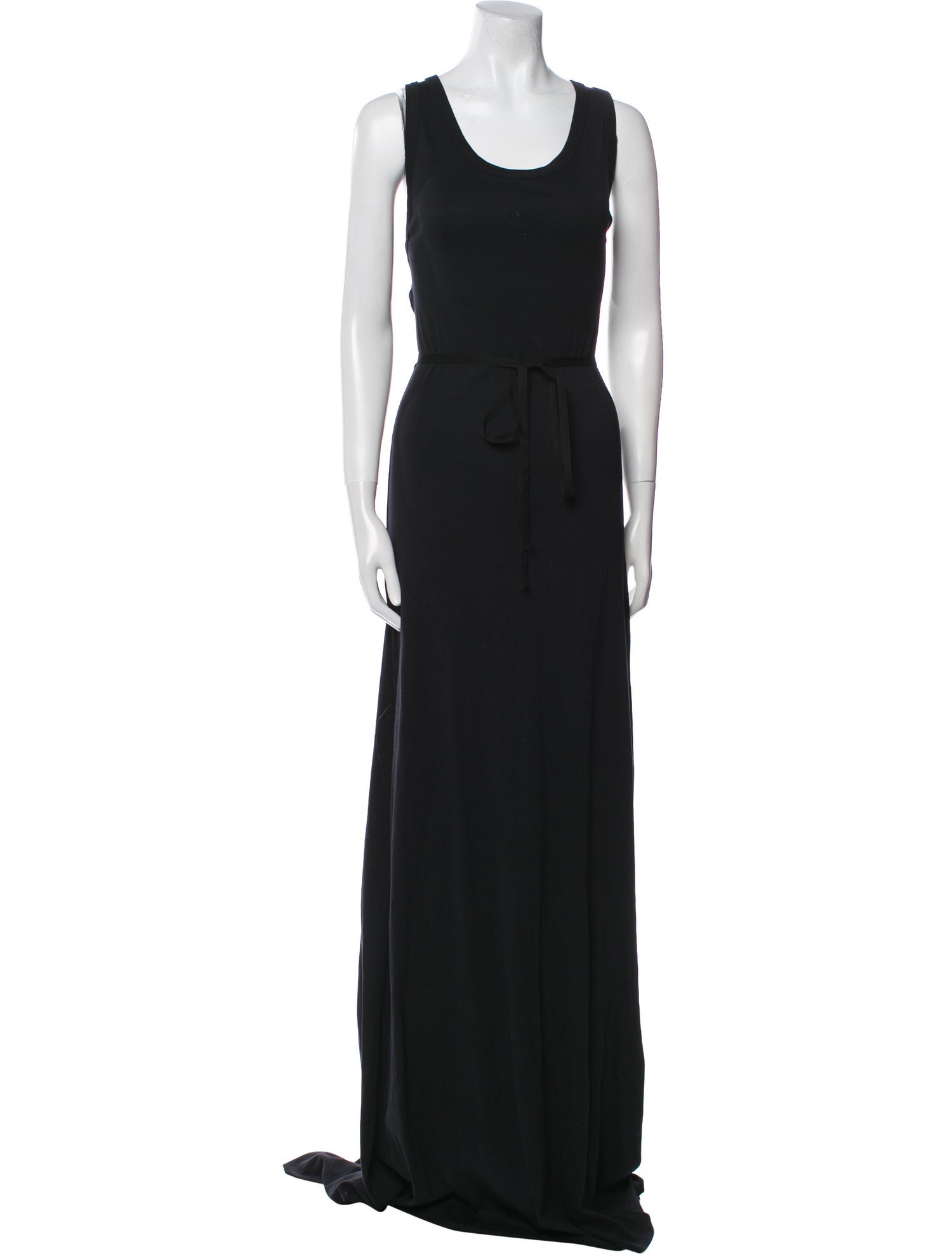 Ann Demeulemeester Scoop Neck Long Dress