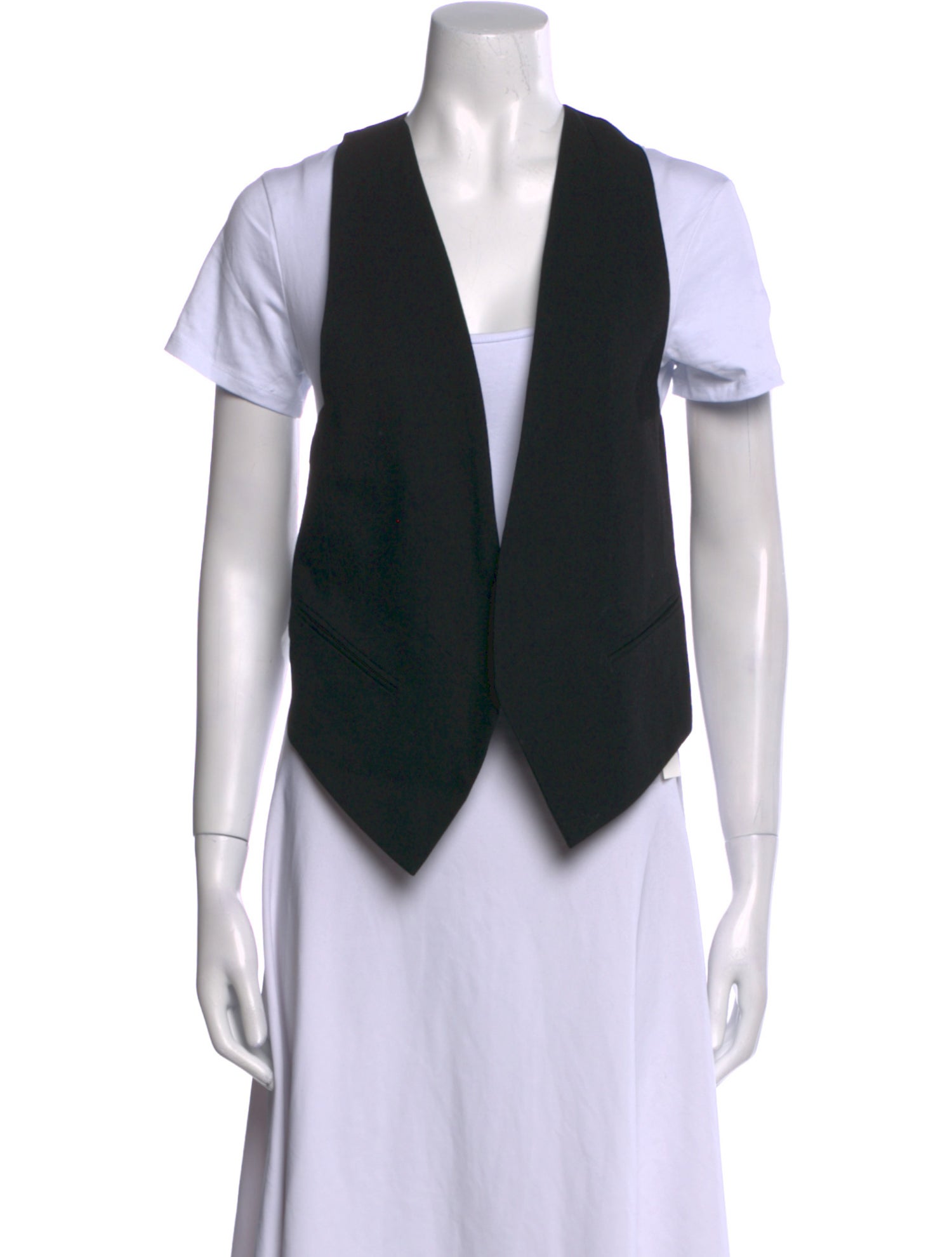 Ann Demeulemeester V-Neck Short Sleeve Top