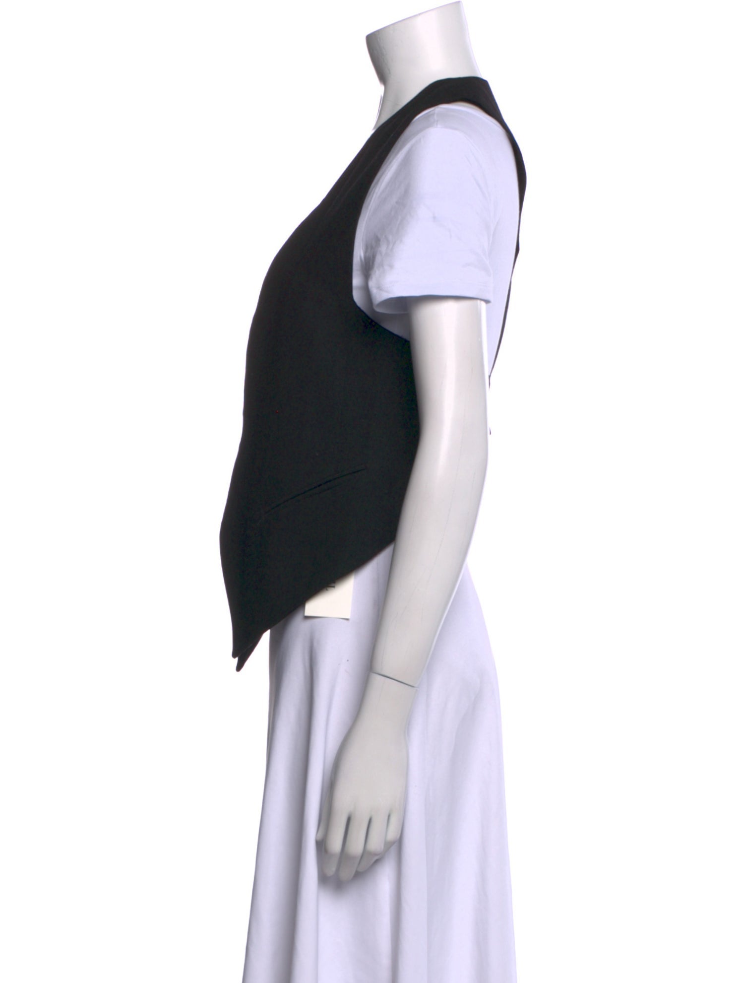 Ann Demeulemeester V-Neck Short Sleeve Top