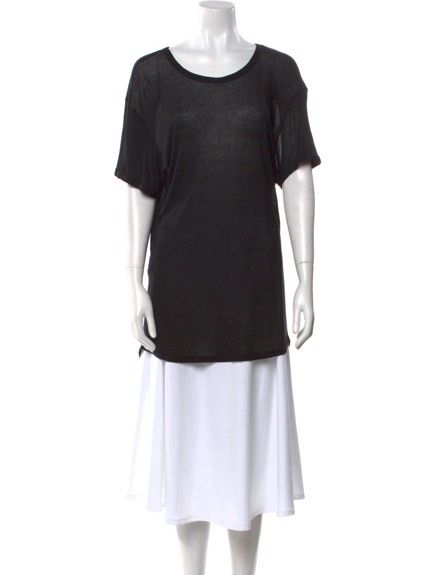 Ann Demeulemeester Scoop Neck Short Sleeve T-Shirt