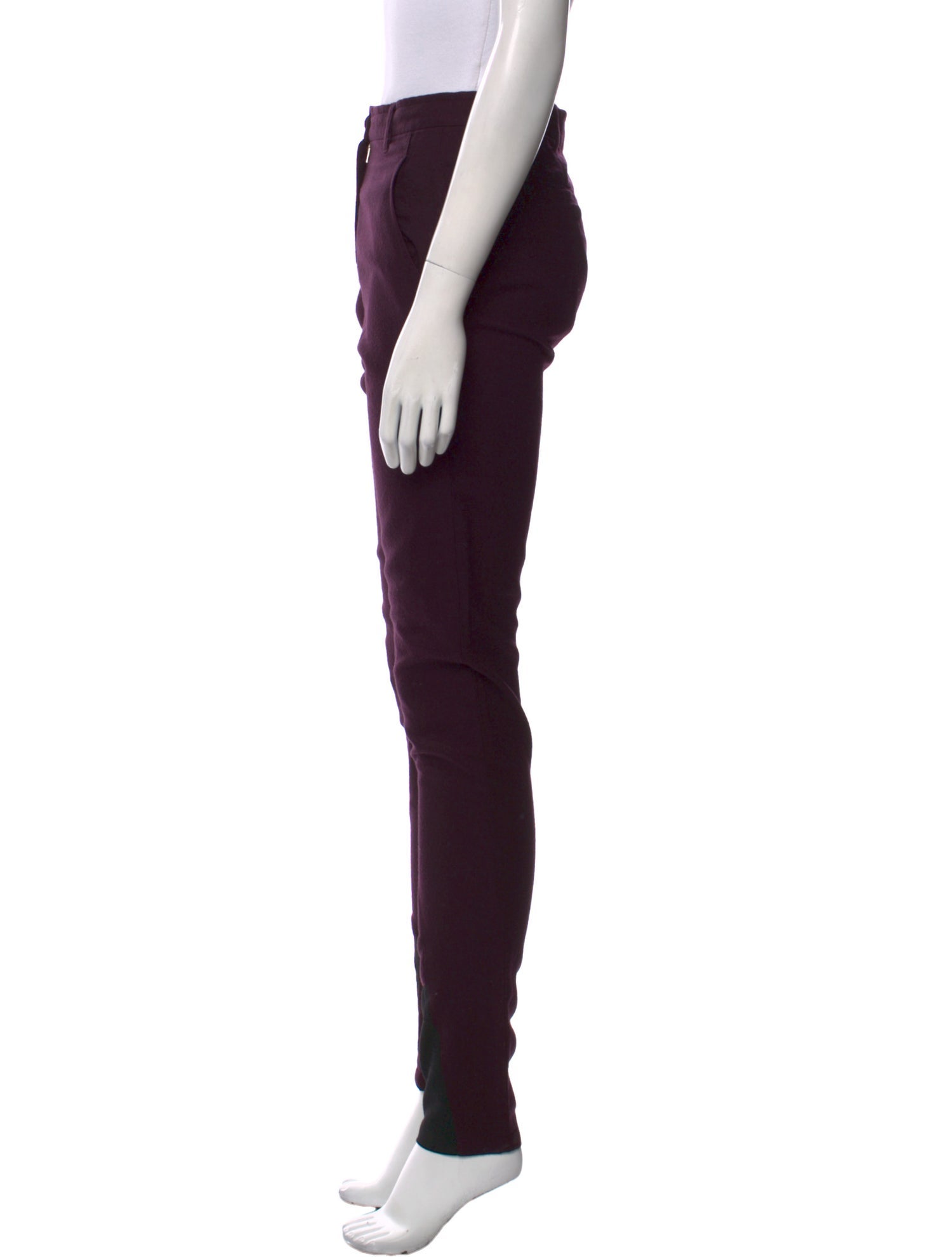 Ann Demeulemeester Virgin Wool Skinny Leg Pants
