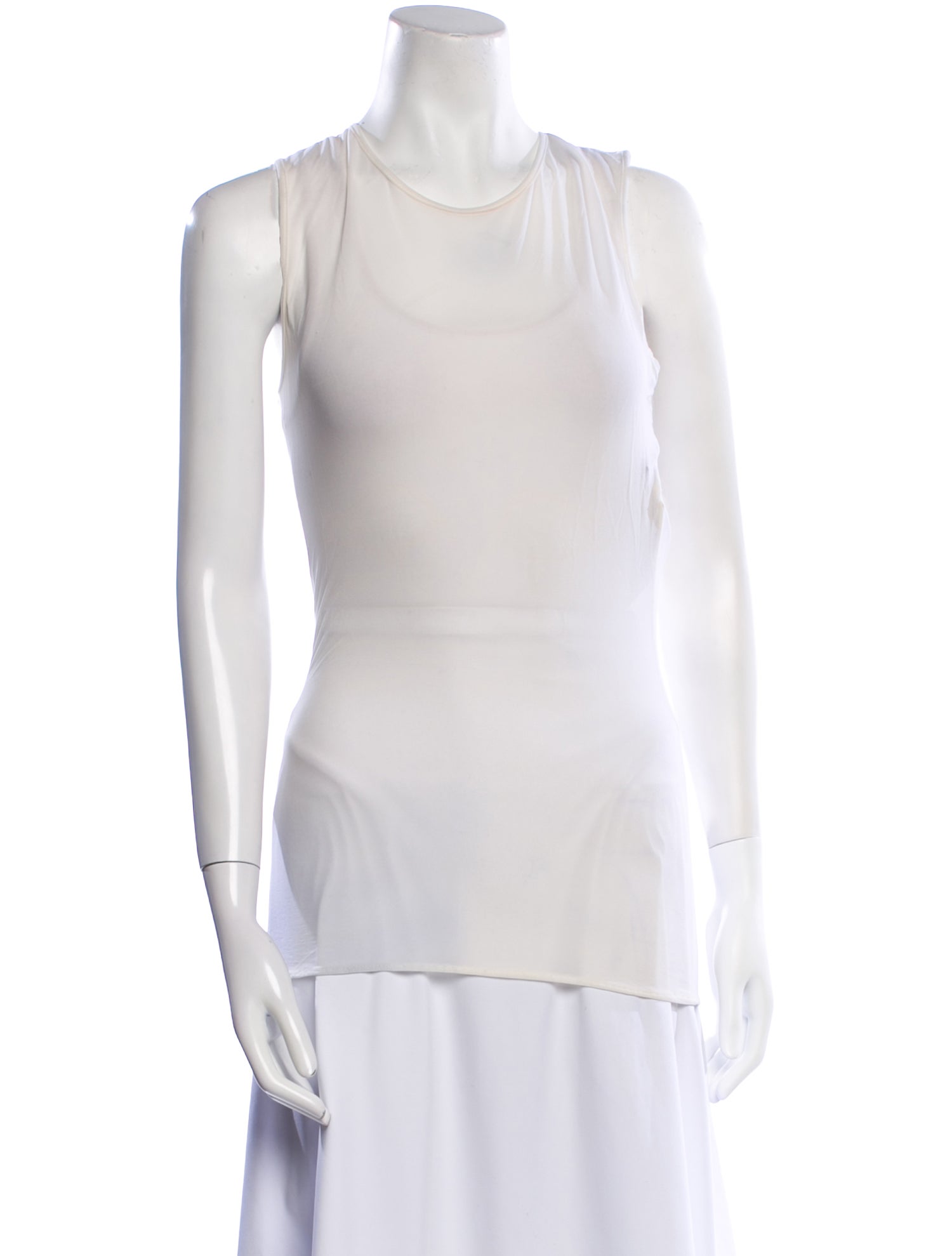 Ann Demeulemeester Crew Neck Sleeveless Top
