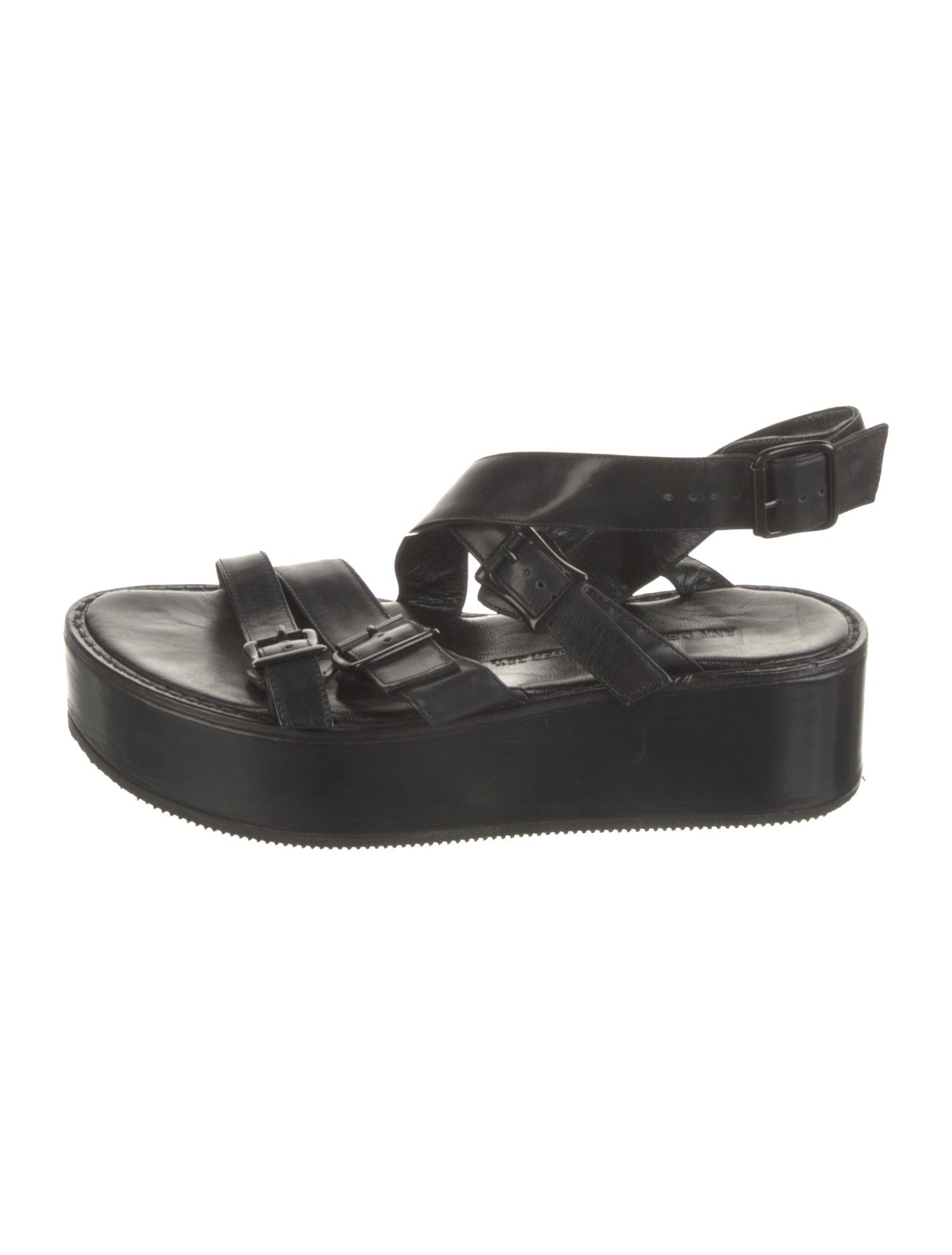 Ann Demeulemeester Leather Sandals