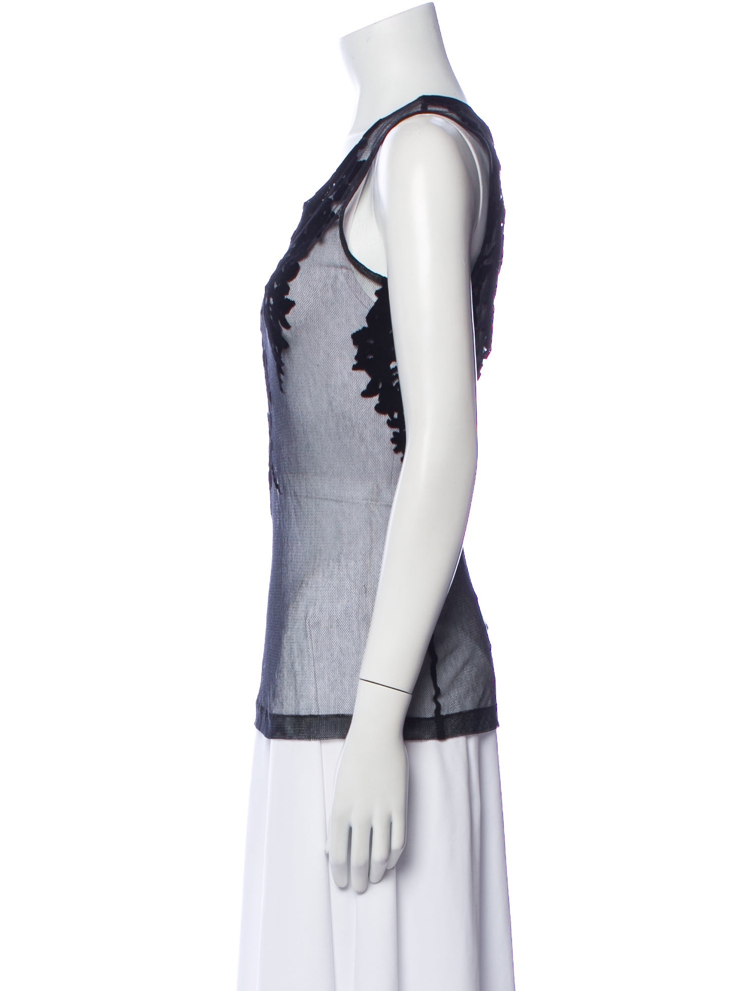 Ann Demeulemeester 2014 Printed Top