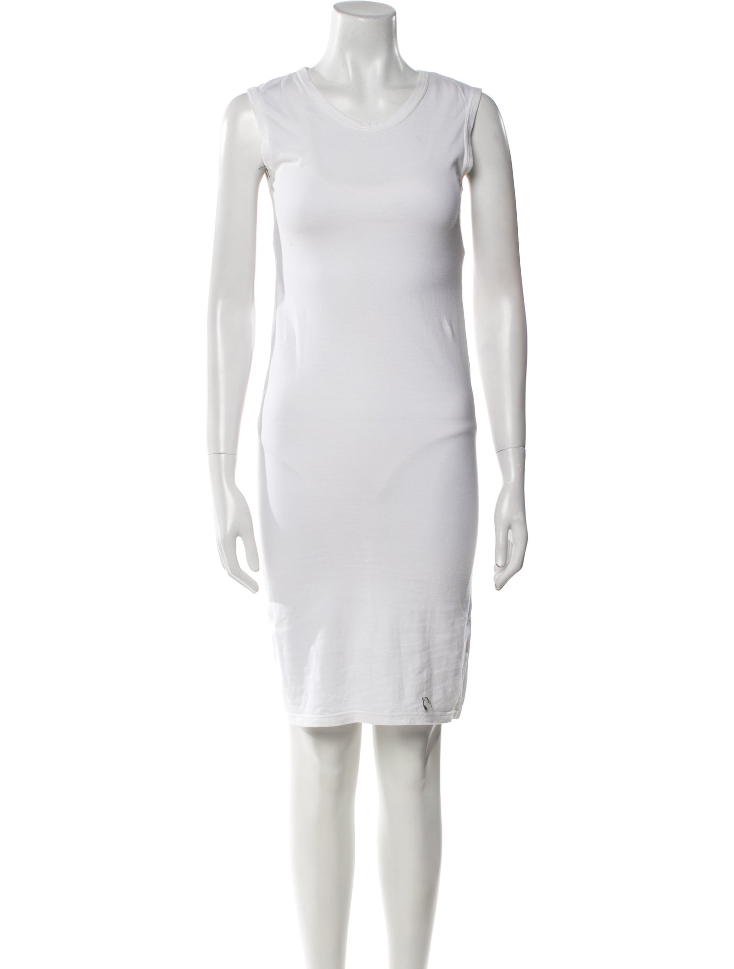 Ann Demeulemeester Scoop Neck Knee-Length Dress