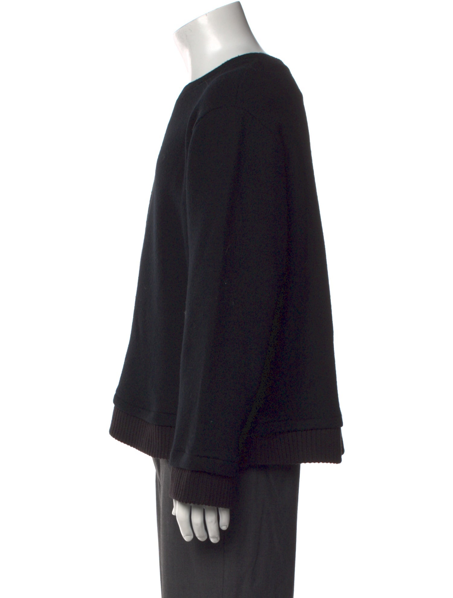 Ann Demeulemeester Crew Neck Long Sleeve Pullover