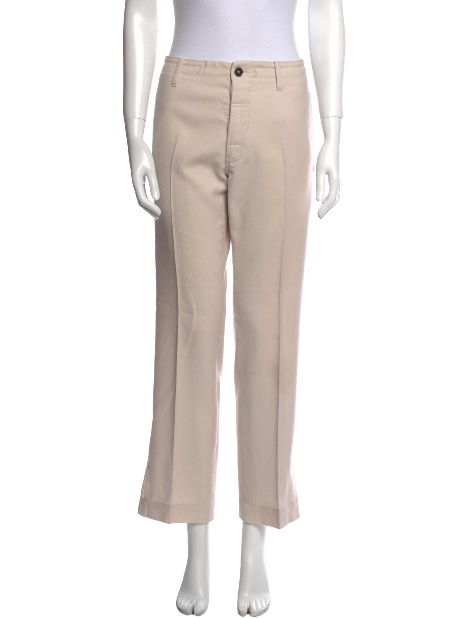 Ann Demeulemeester Virgin Wool Straight Leg Pants