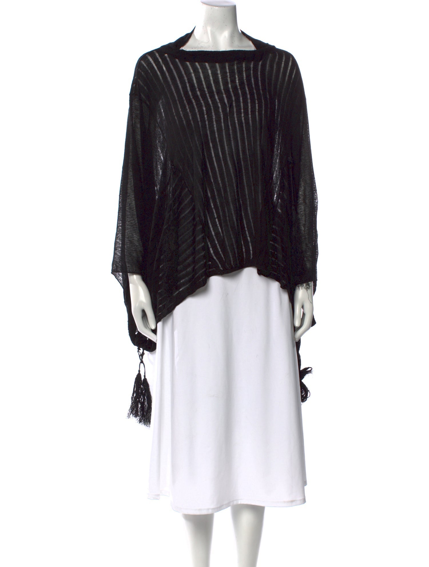 Ann Demeulemeester Striped Bateau Neckline Sweater