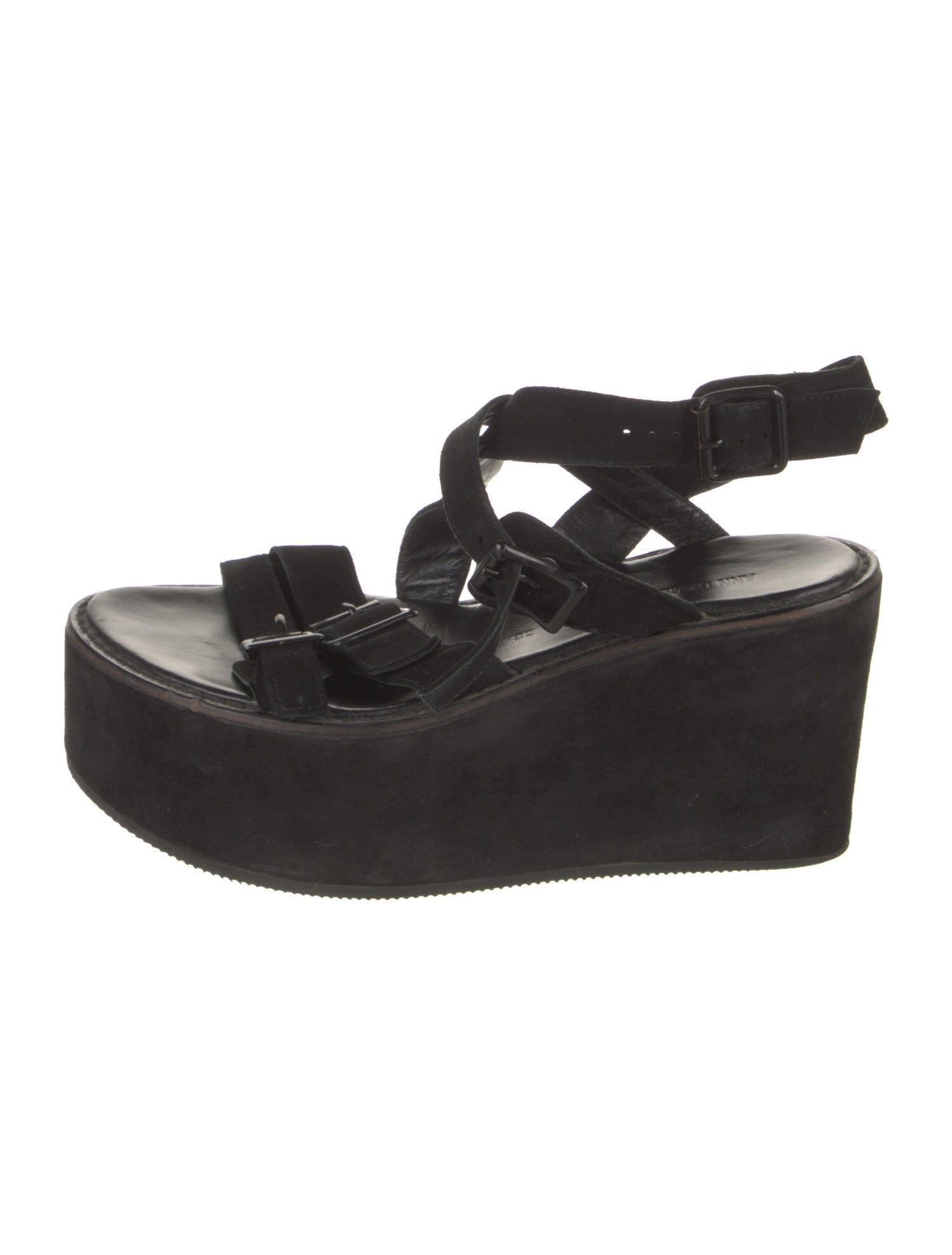 Ann Demeulemeester Suede Sandals