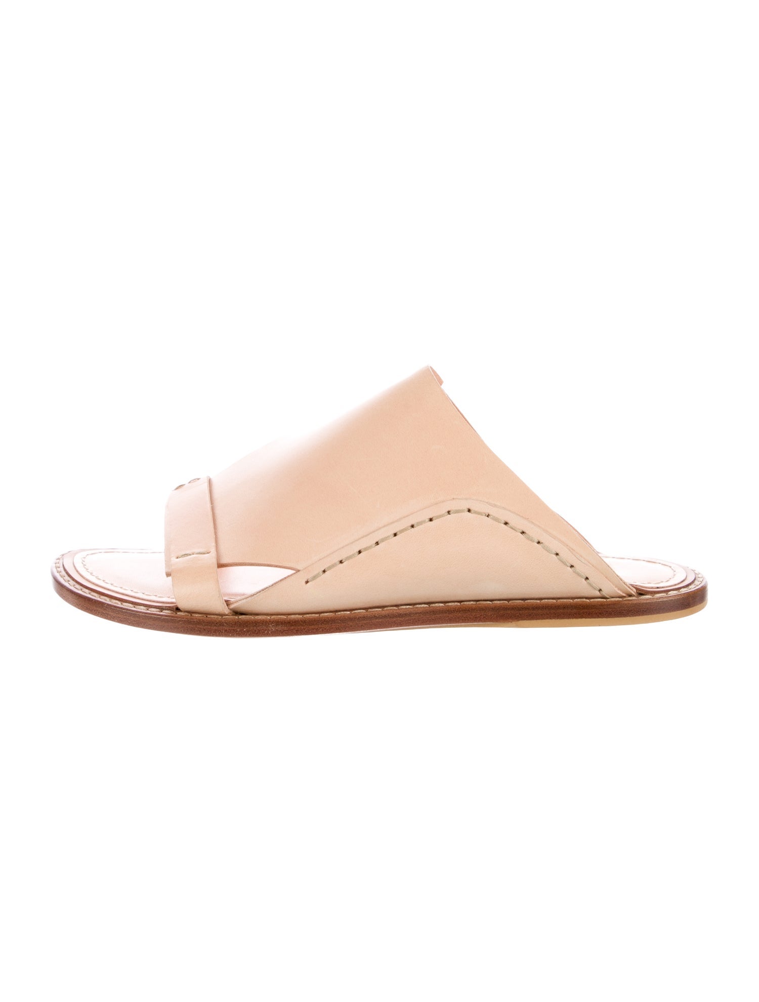 Ann Demeulemeester Leather Slides
