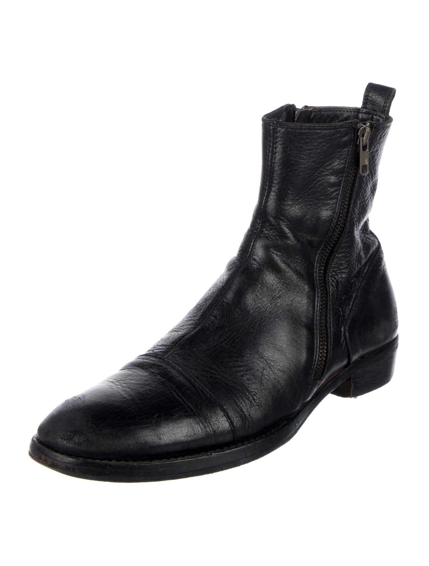 Ann Demeulemeester Leather Boots