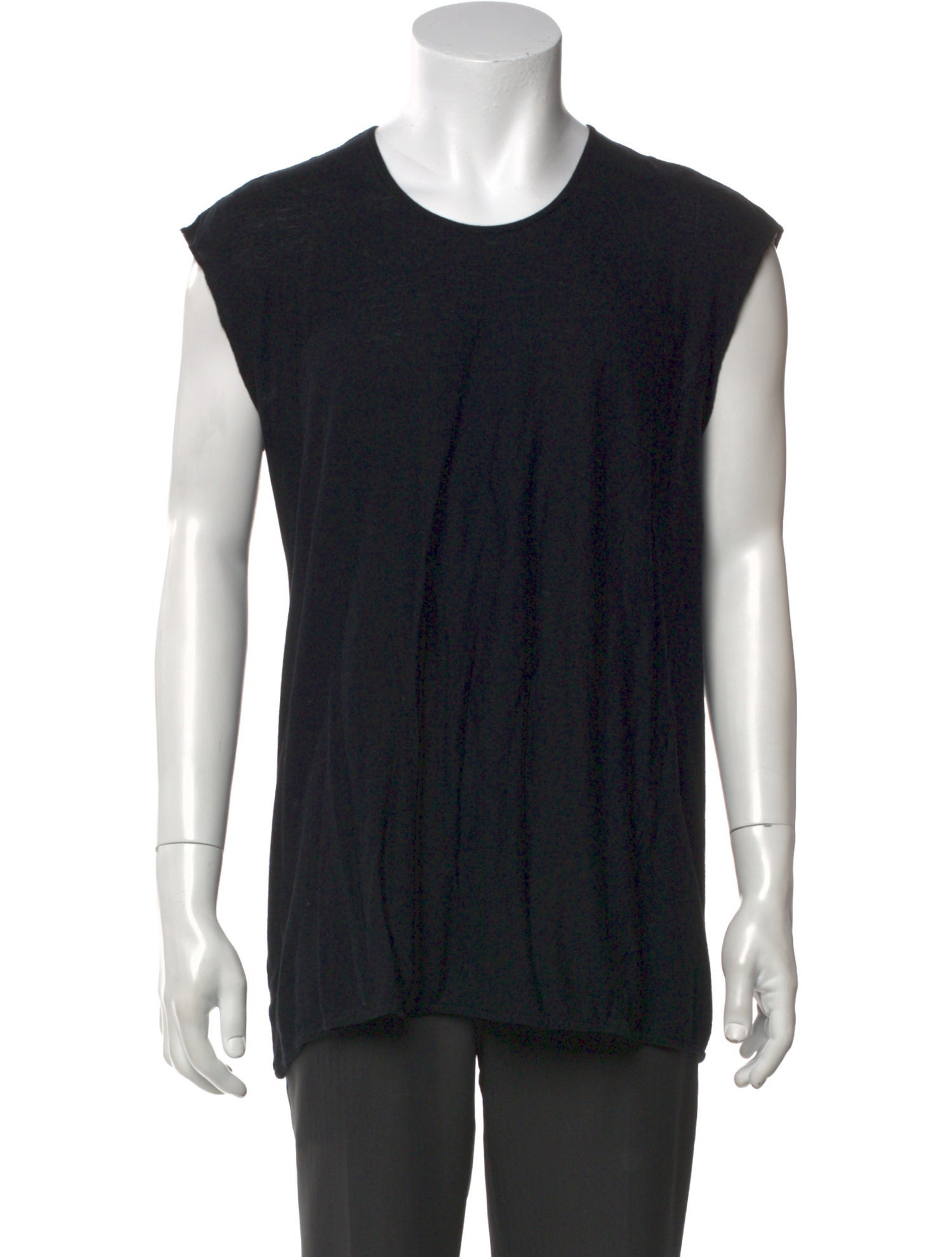 Ann Demeulemeester Scoop Neck Sleeveless T-Shirt