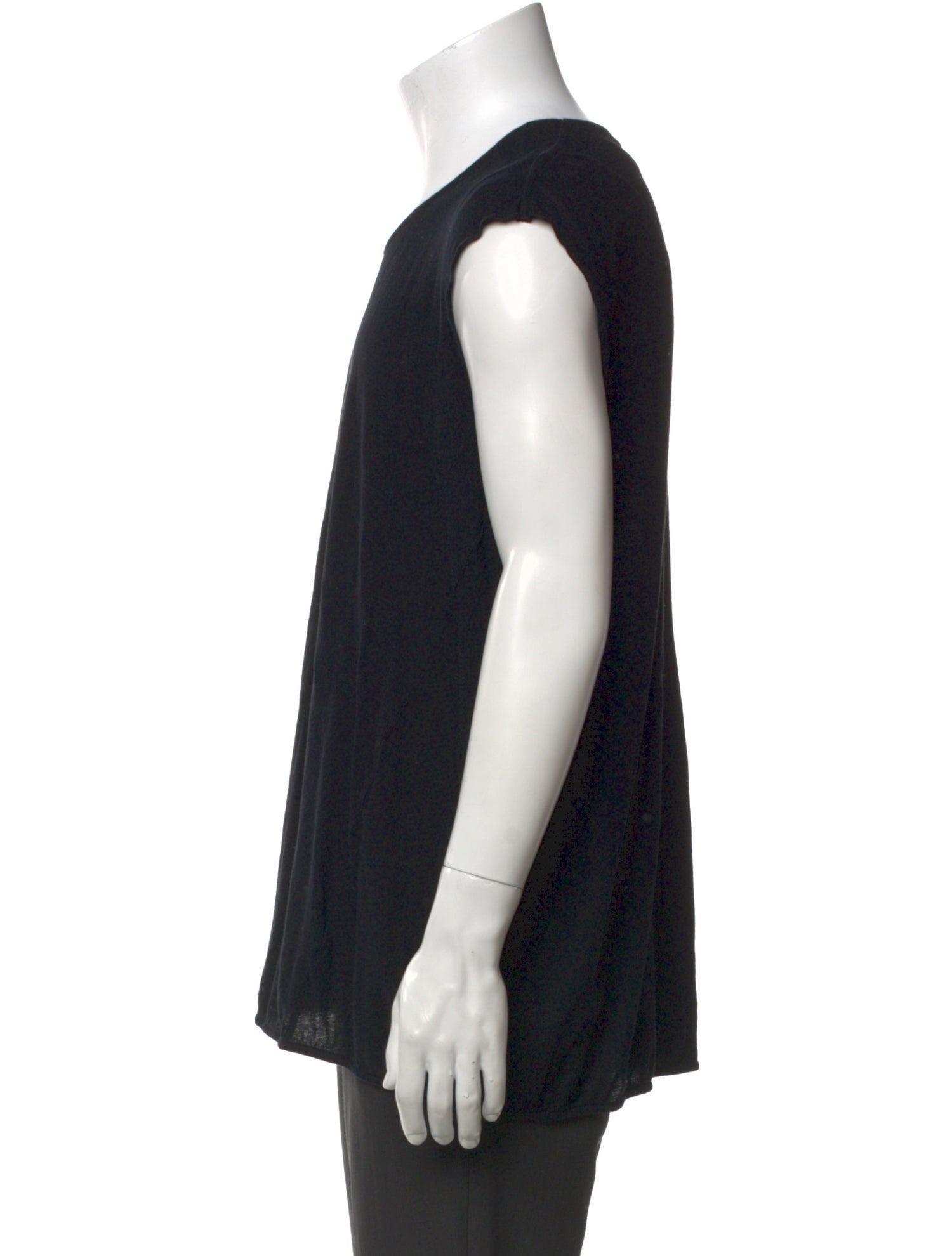 Ann Demeulemeester Scoop Neck Sleeveless T-Shirt