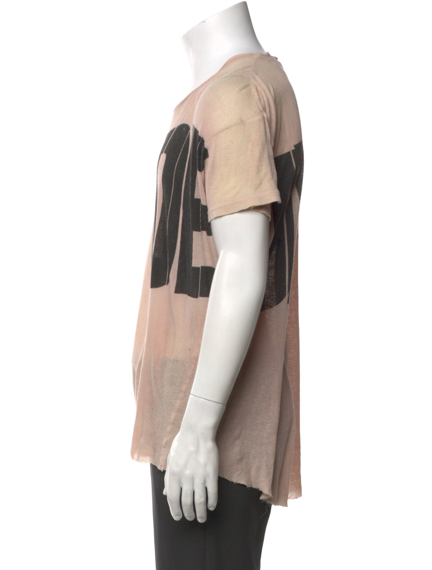 Ann Demeulemeester Graphic Print Crew Neck T-Shirt