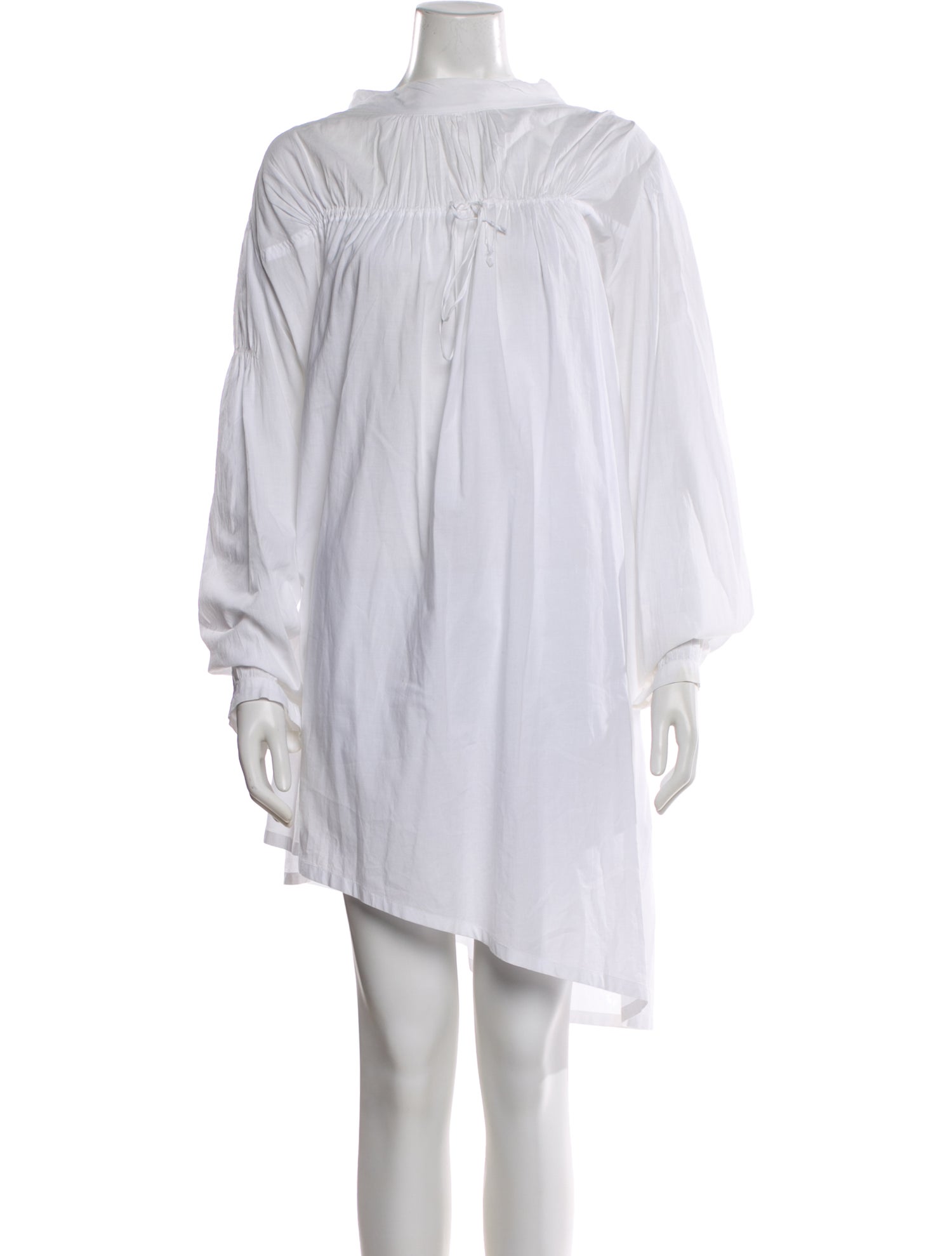 Ann Demeulemeester Off-The-Shoulder Mini Dress