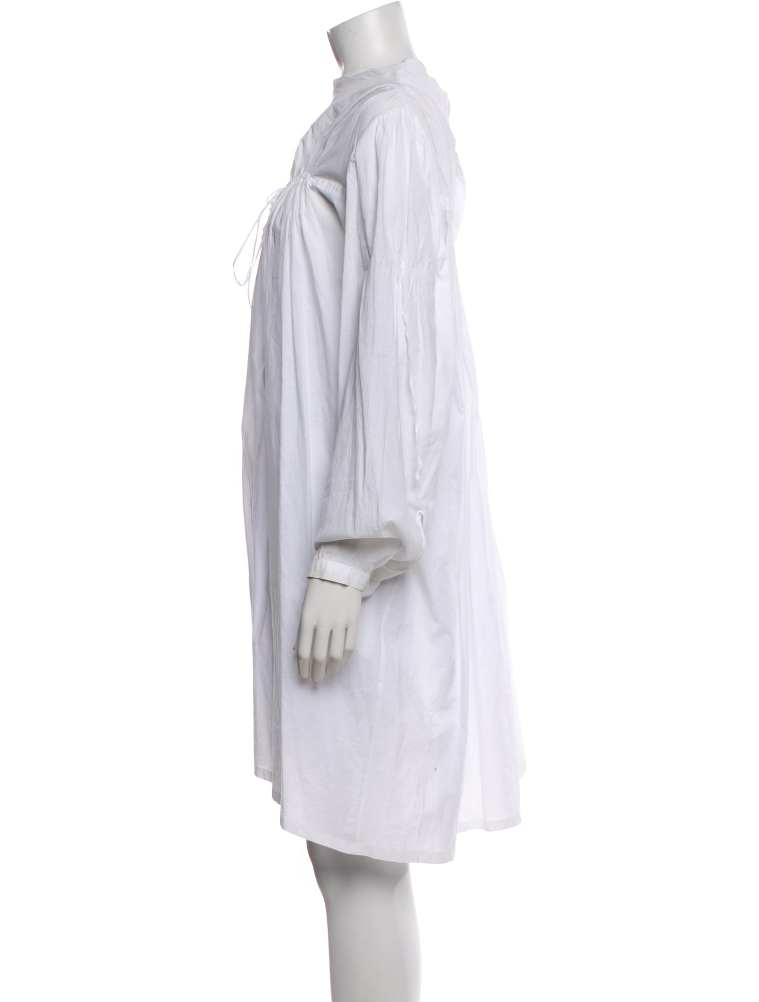 Ann Demeulemeester Off-The-Shoulder Mini Dress