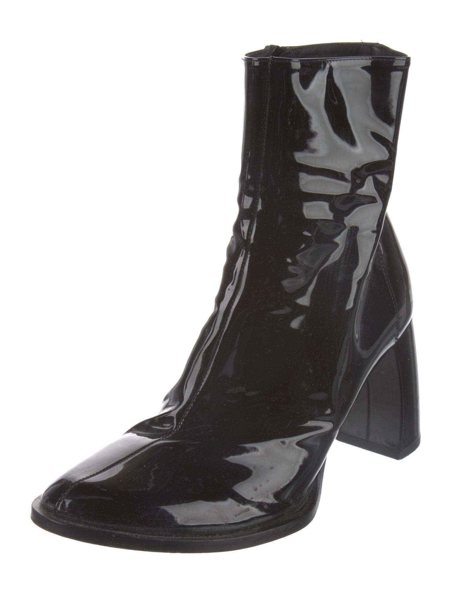 Ann Demeulemeester Patent Leather Boots