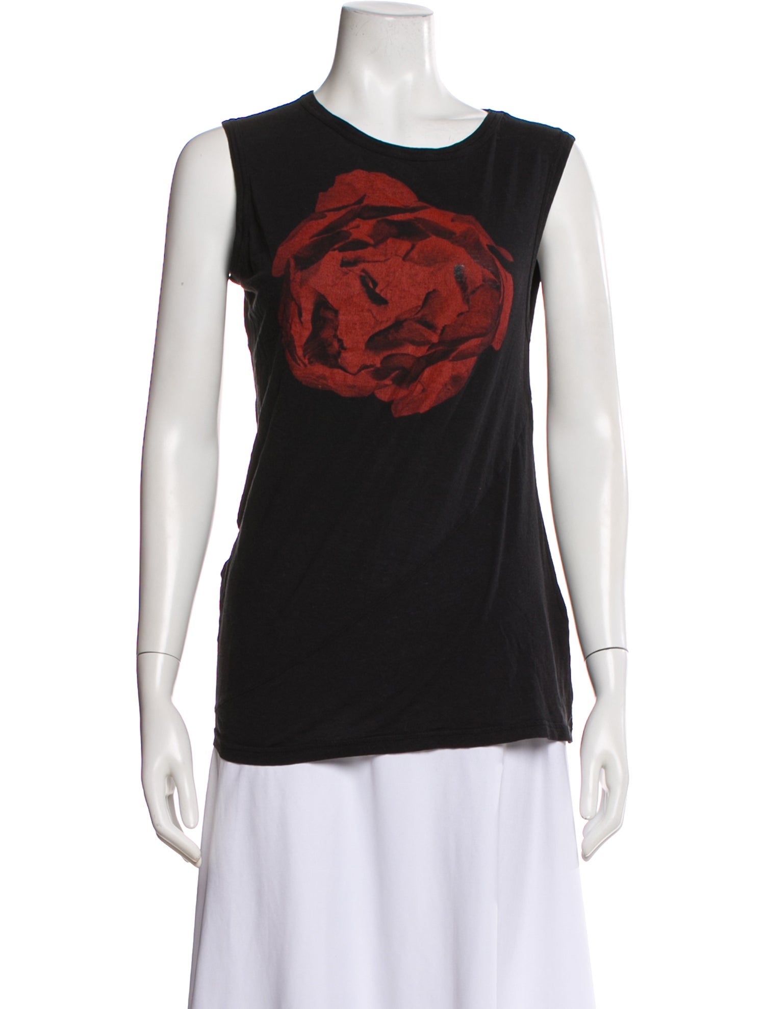 Ann Demeulemeester Vintage Graphic Print Top