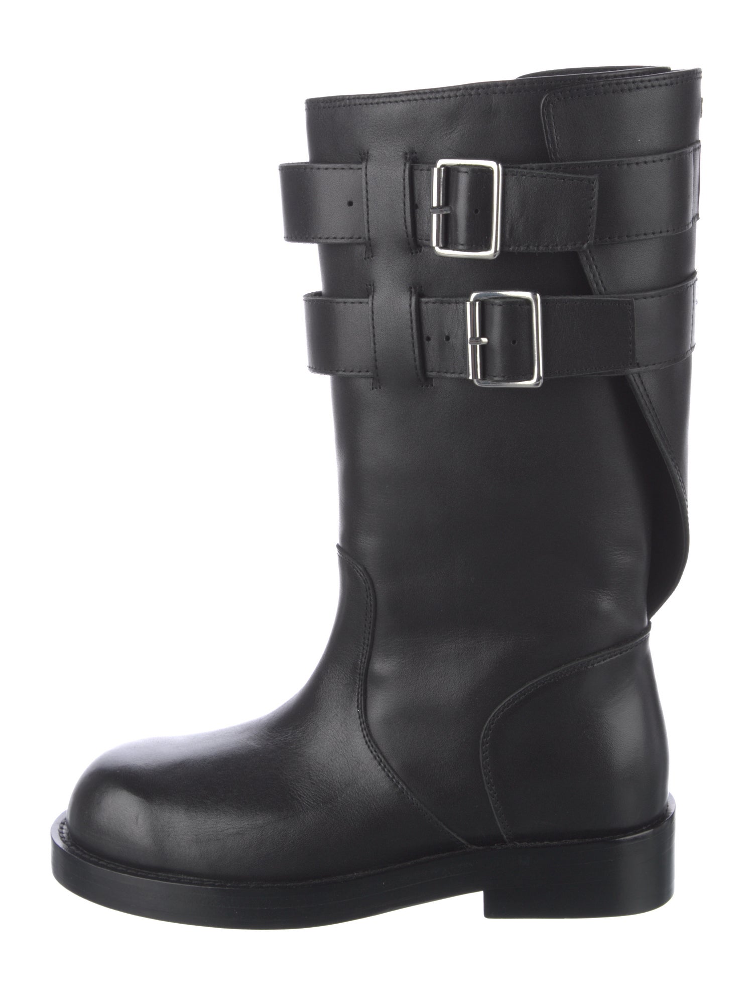 Ann Demeulemeester Leather Rain Boots