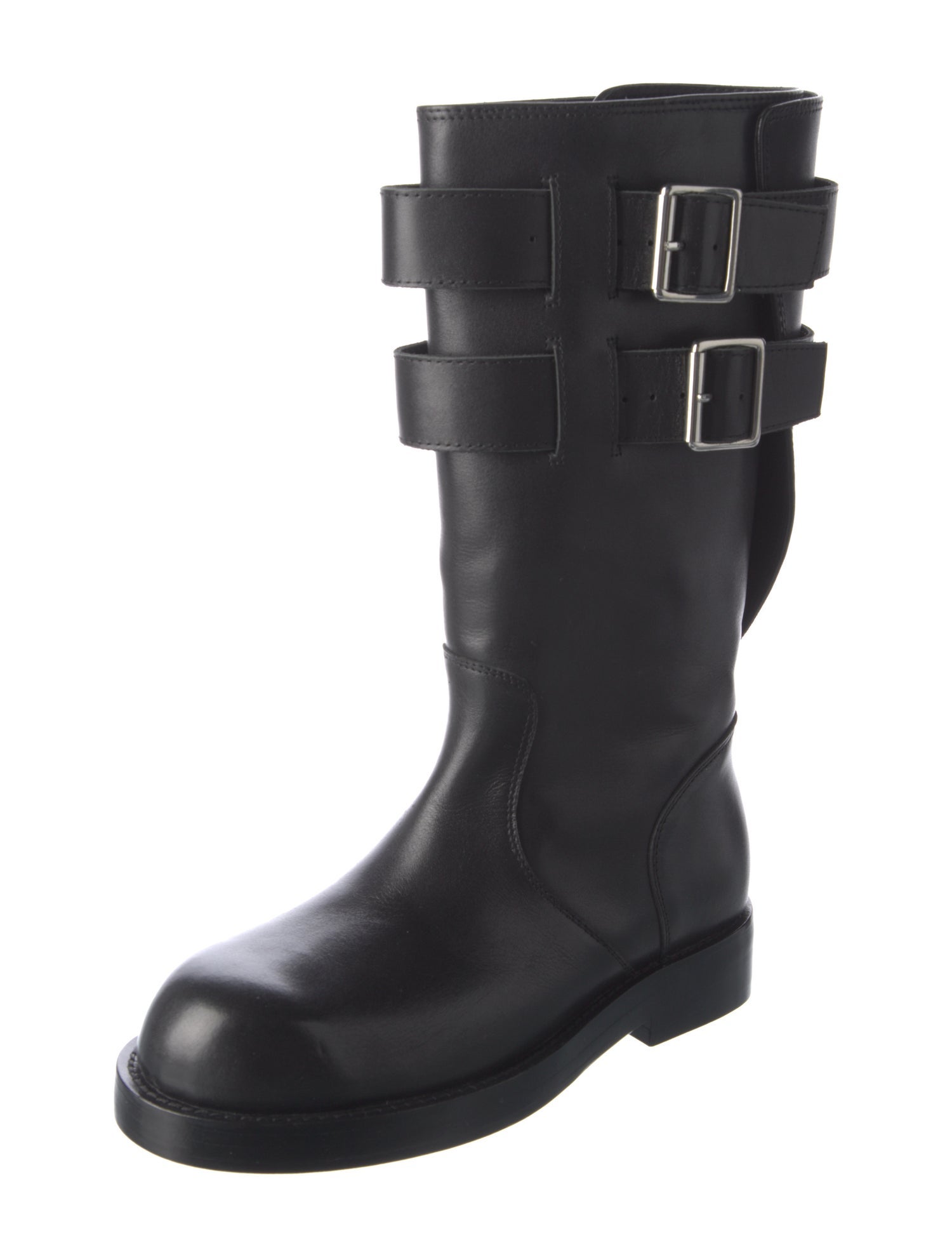 Ann Demeulemeester Leather Rain Boots