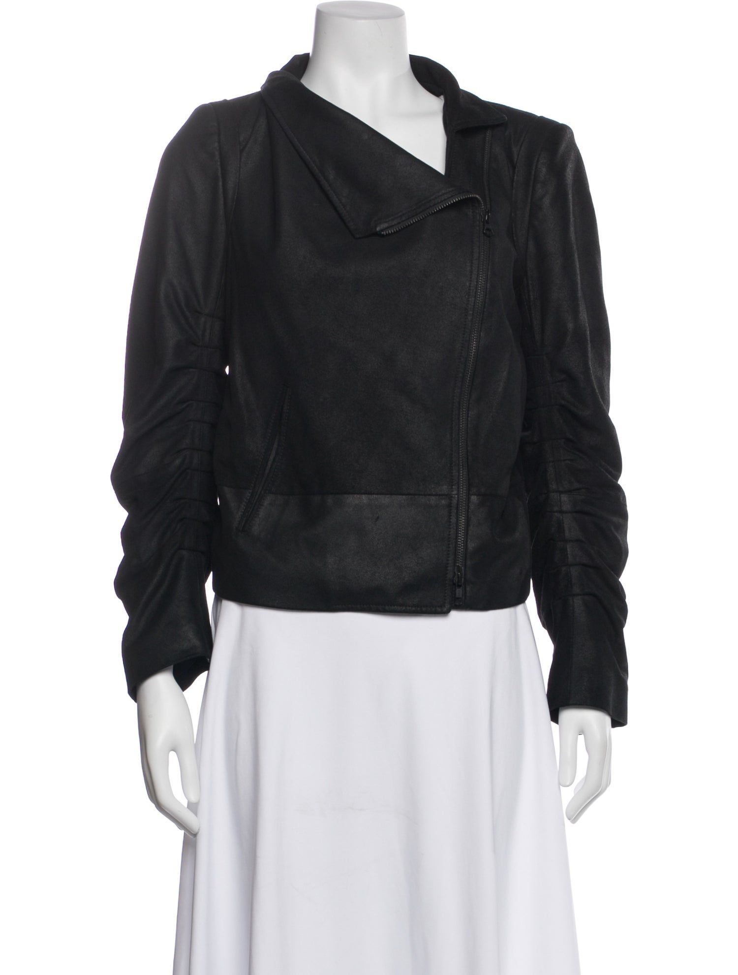 Ann Demeulemeester Leather Biker Jacket