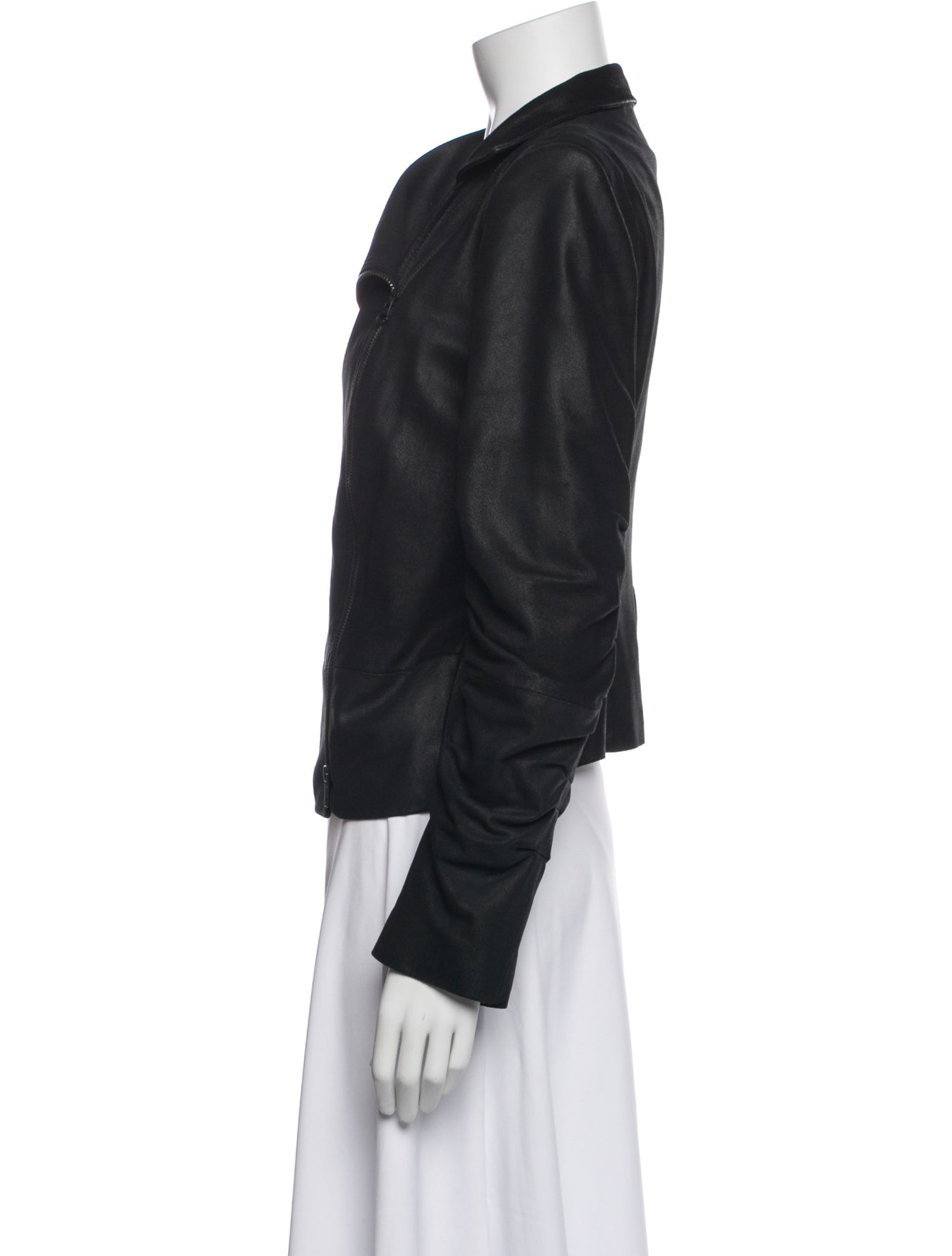 Ann Demeulemeester Leather Biker Jacket