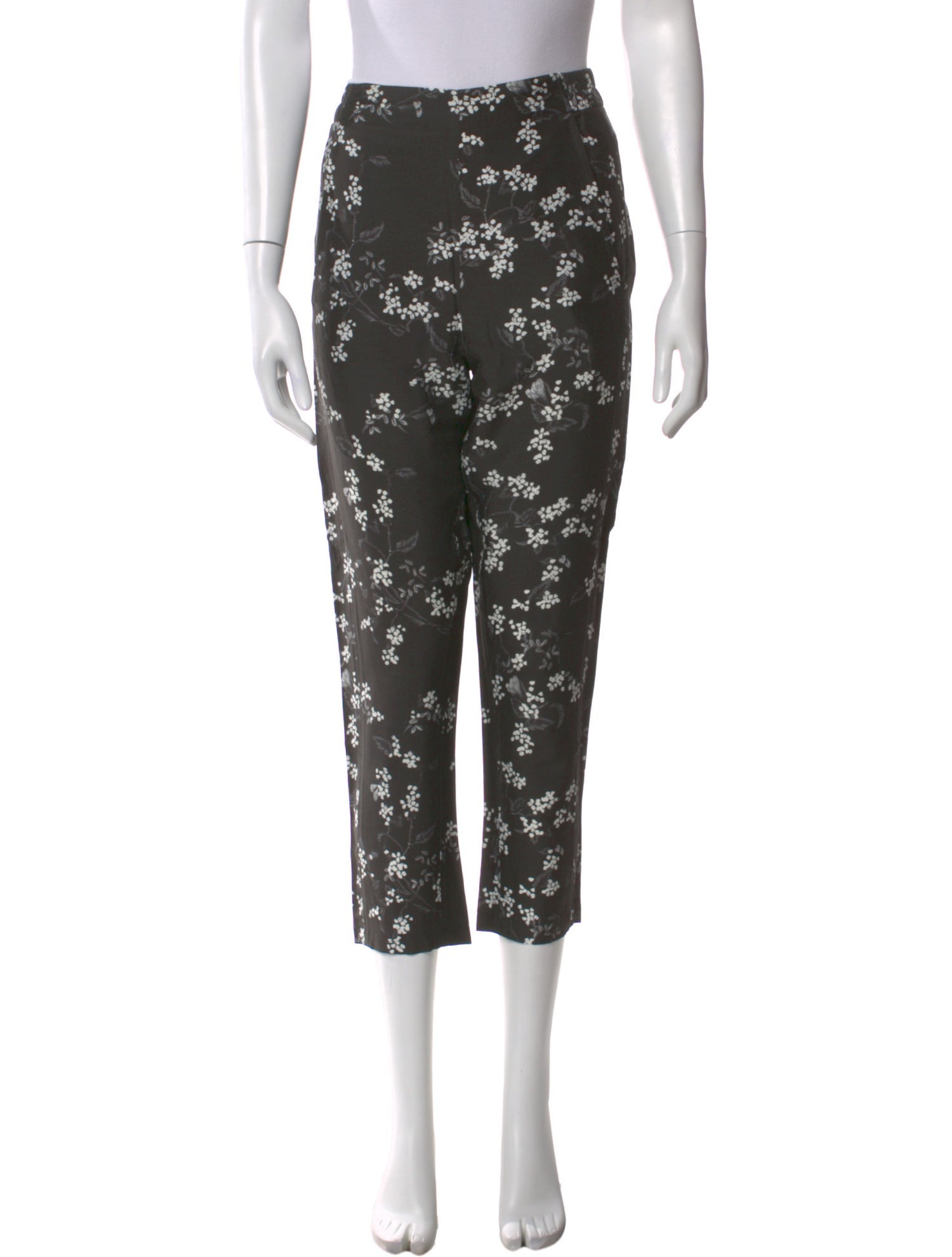 Ann Demeulemeester Floral Print Straight Leg Pants