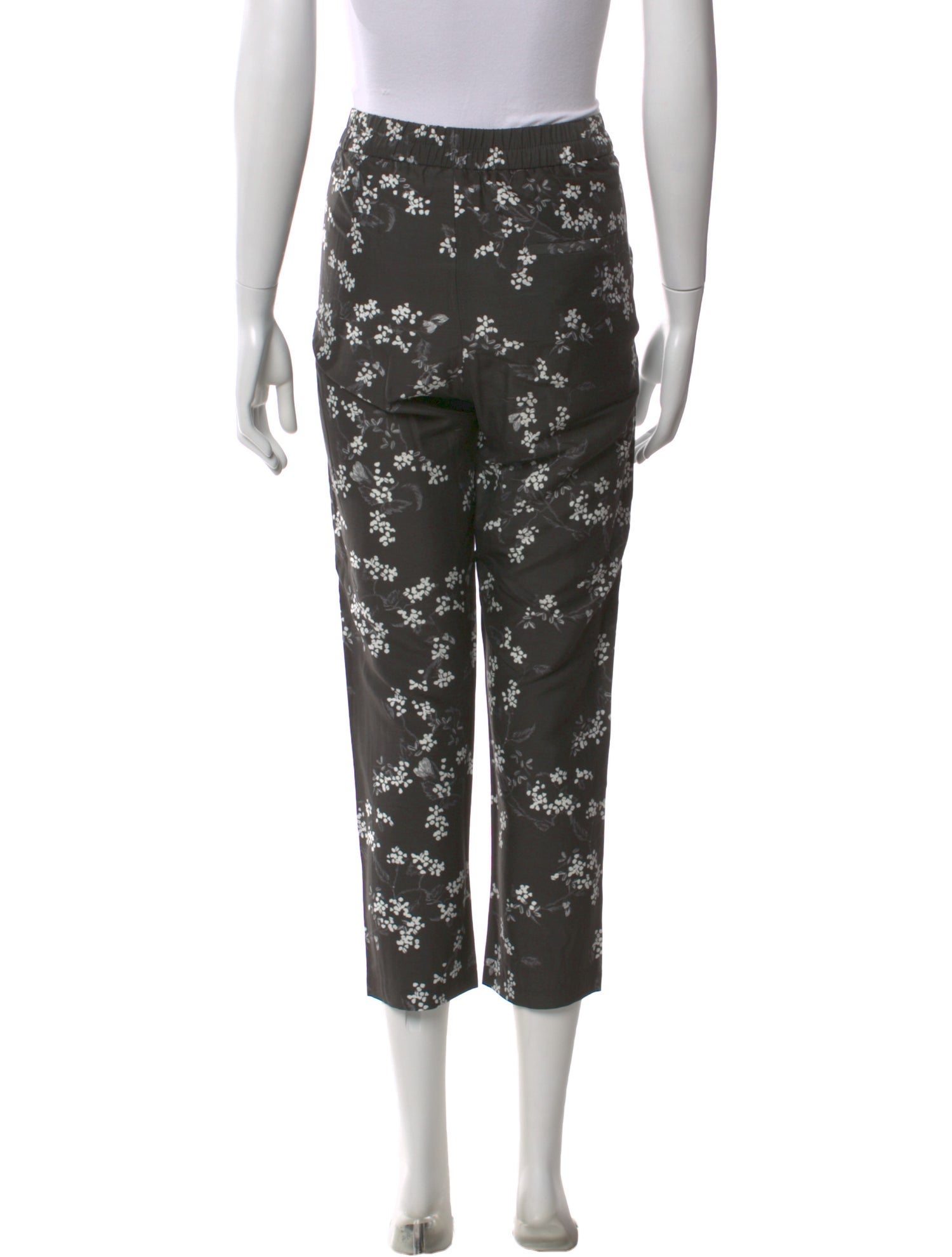 Ann Demeulemeester Floral Print Straight Leg Pants