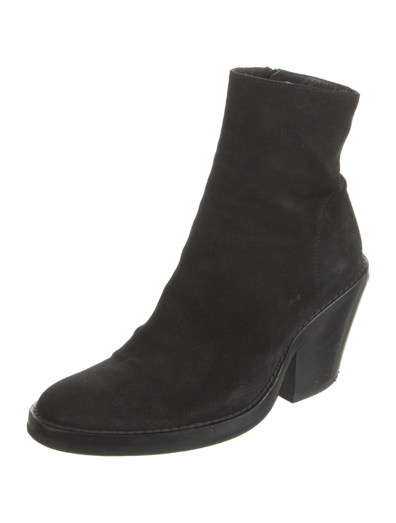 Ann Demeulemeester Suede Sock Boots