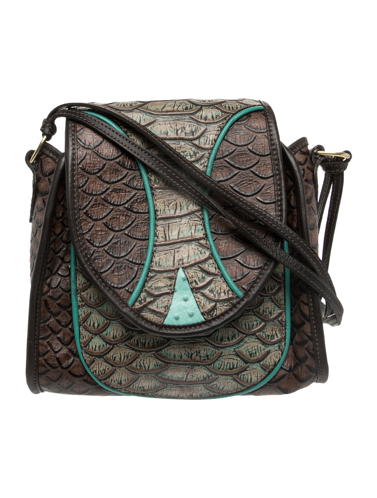 Ann Demeulemeester Leather Messenger Bag