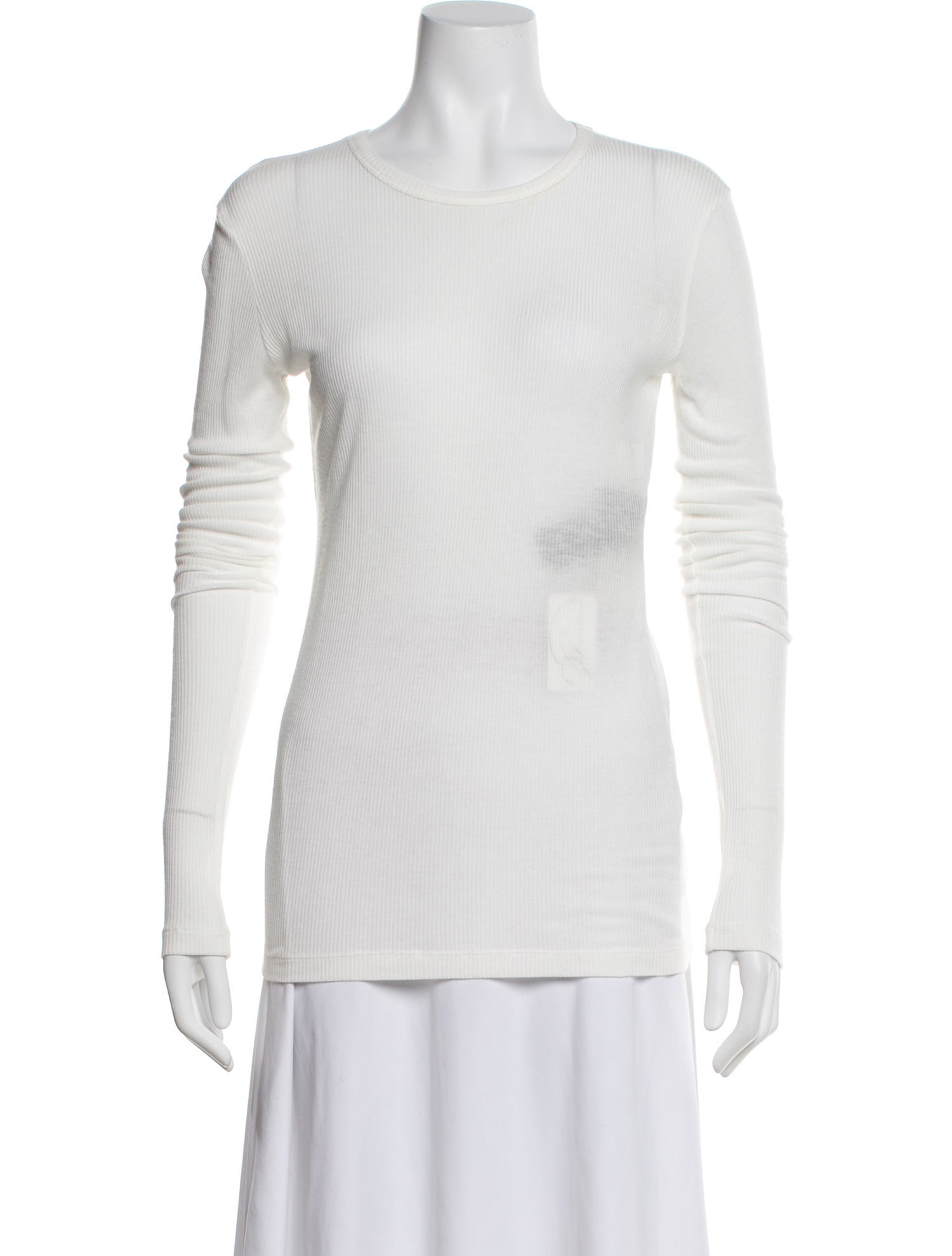 Ann Demeulemeester Crew Neck Long Sleeve Top