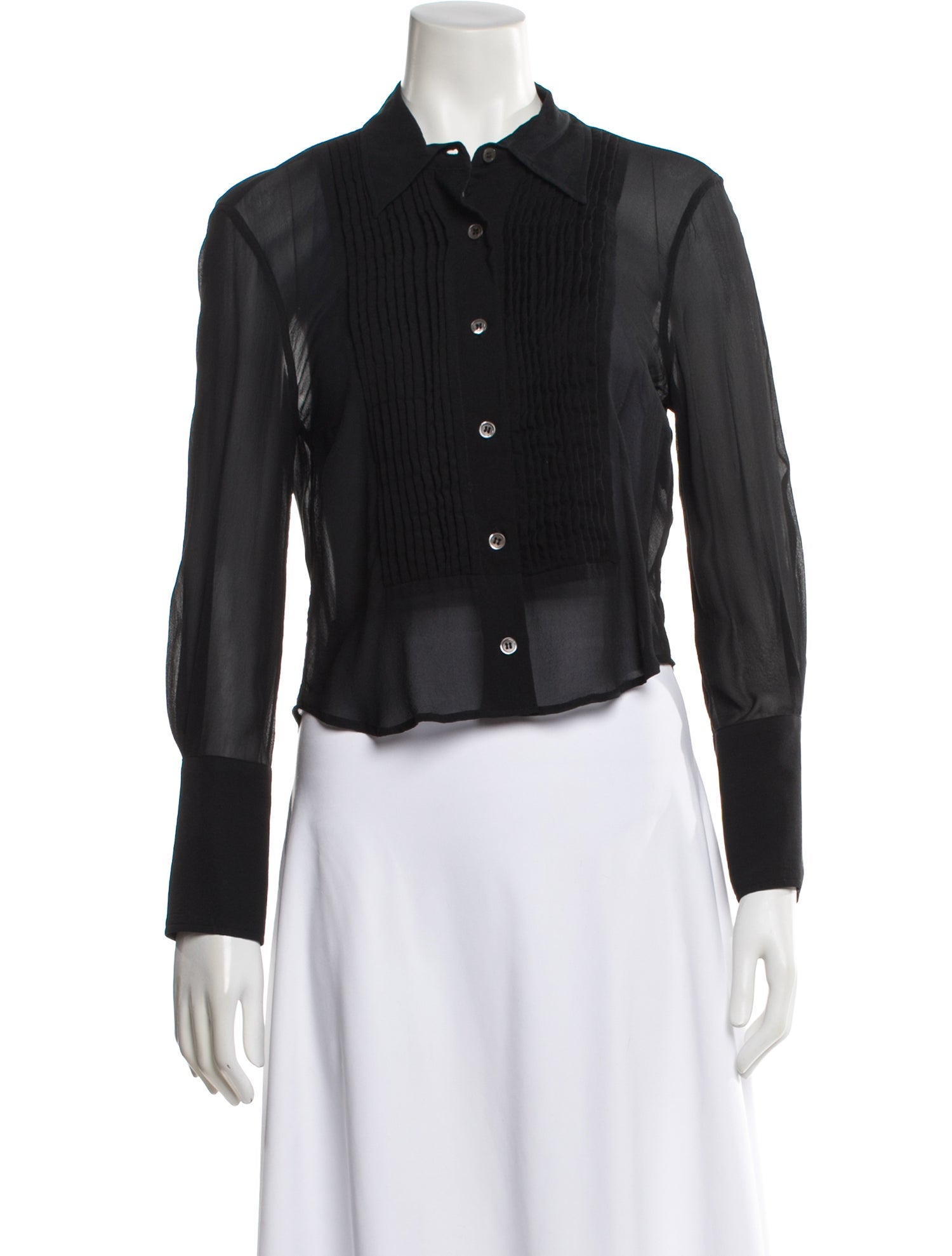 Ann Demeulemeester Long Sleeve Button-Up Top