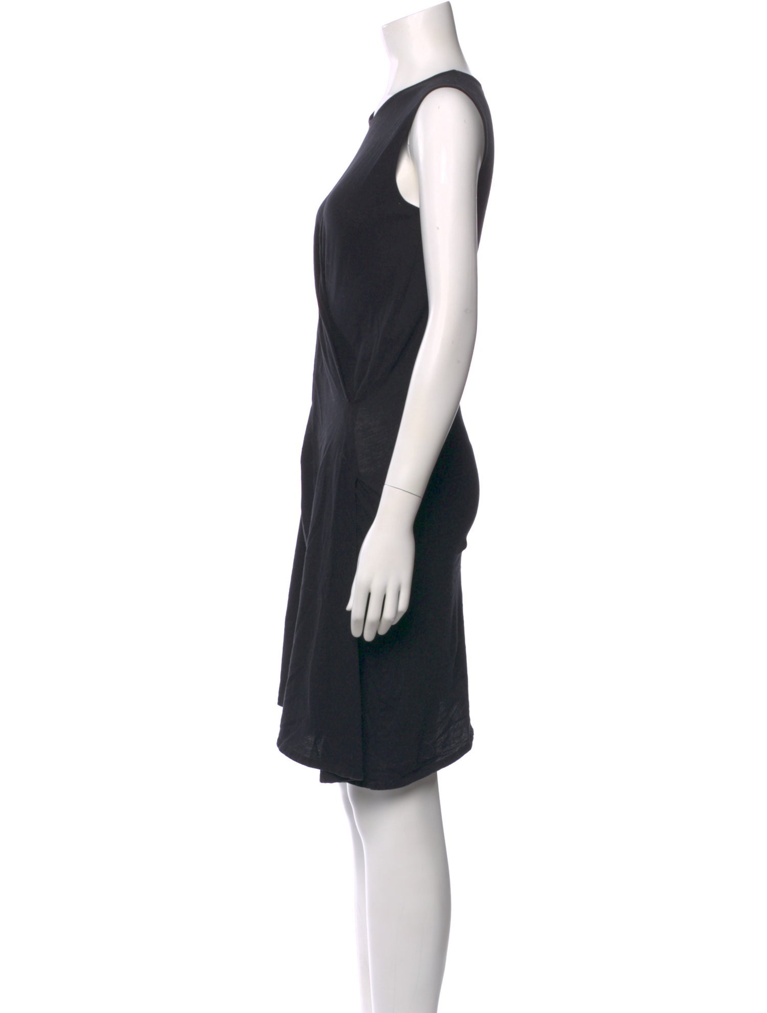 Ann Demeulemeester Scoop Neck Mini Dress