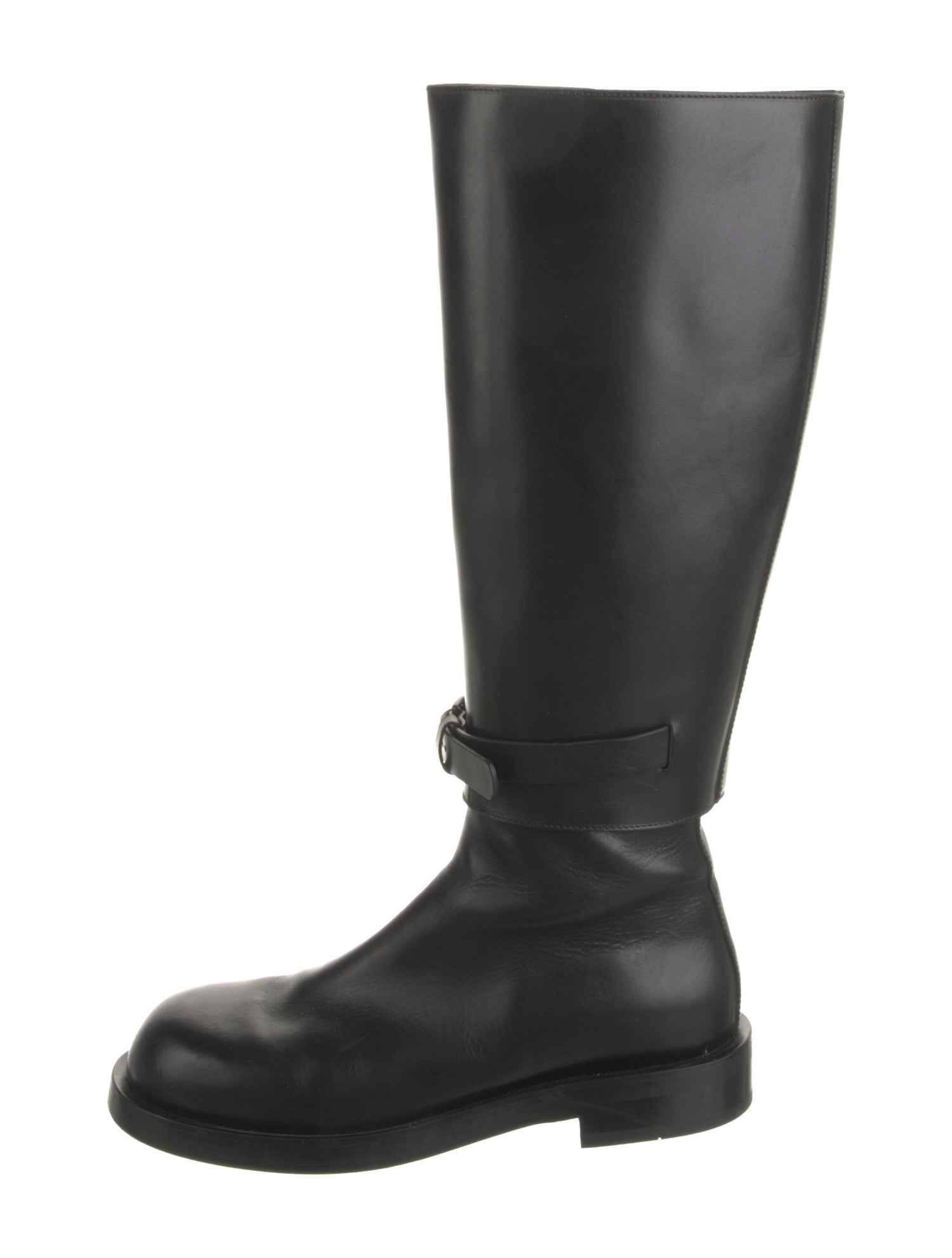 Ann Demeulemeester Leather Riding Boots