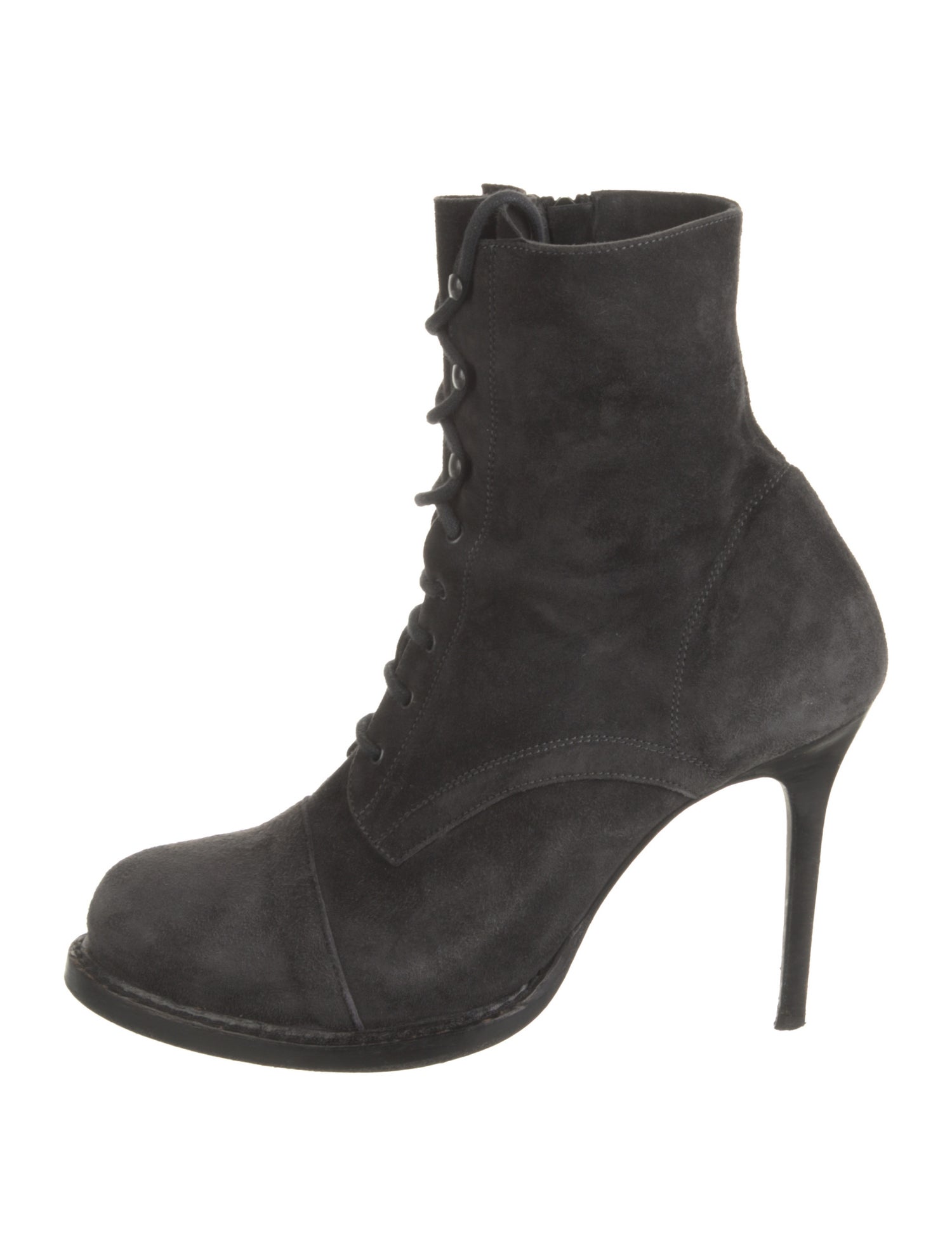 Ann Demeulemeester Suede Lace-Up Boots