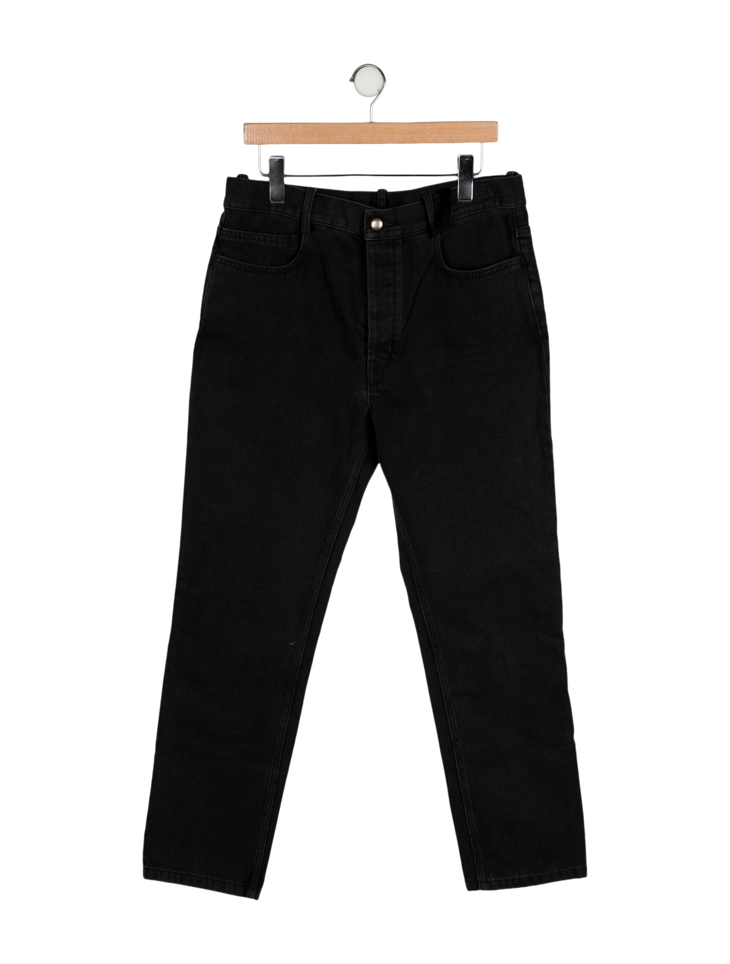Ann Demeulemeester High-Rise Straight Leg Jeans