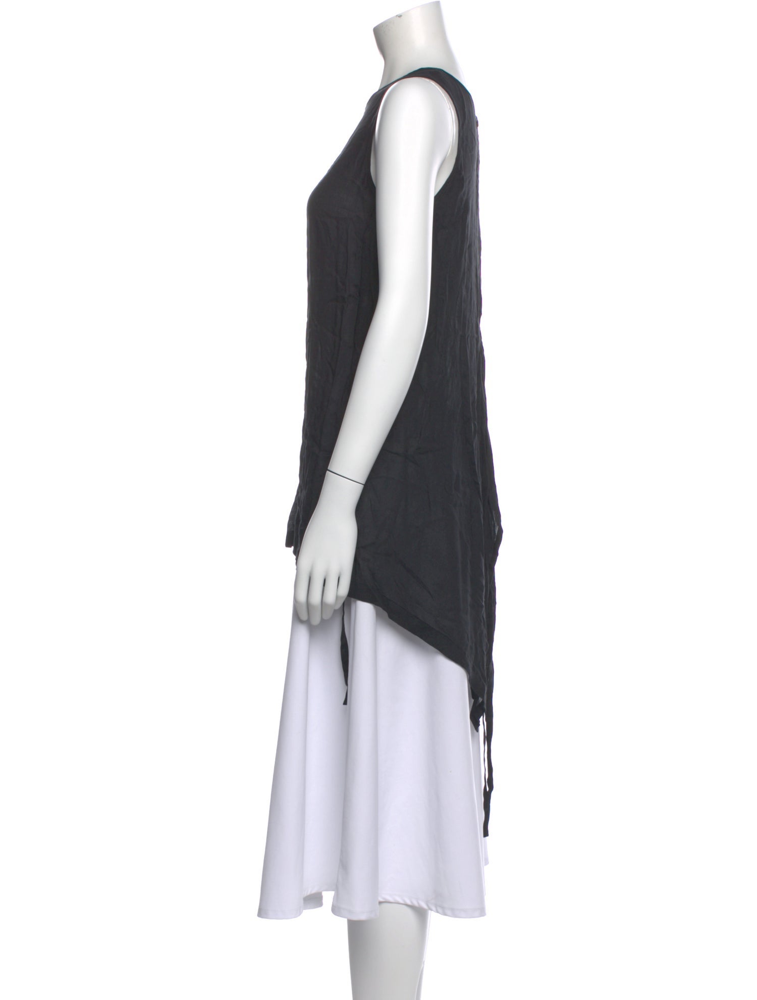 Ann Demeulemeester Crew Neck Sleeveless Top