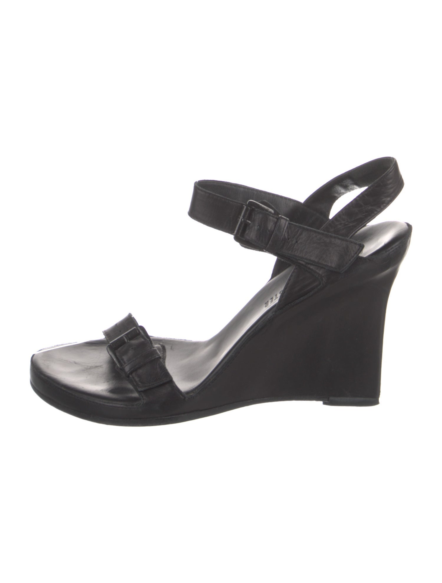 Ann Demeulemeester Leather Slingback Sandals