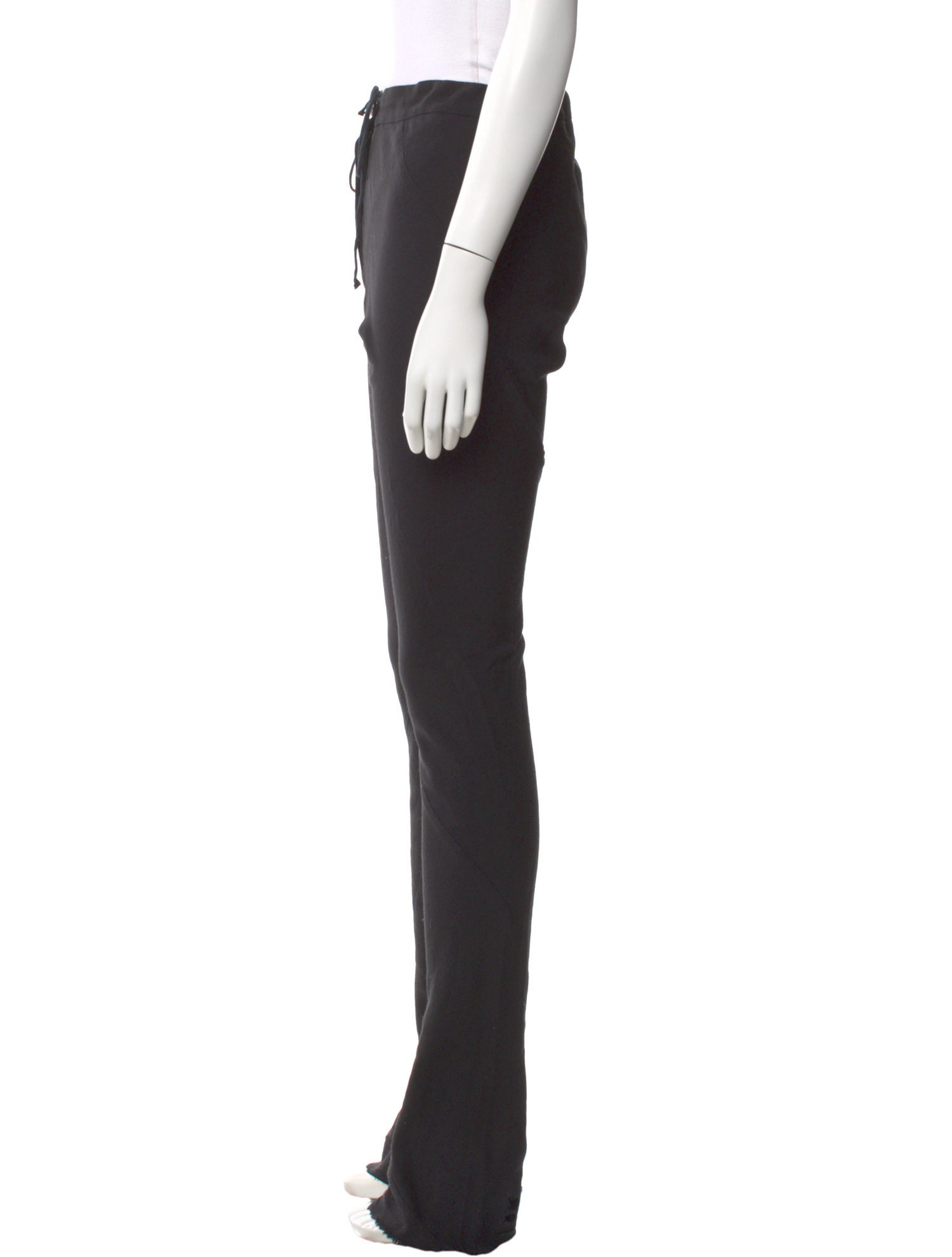 Ann Demeulemeester Virgin Wool Straight Leg Pants