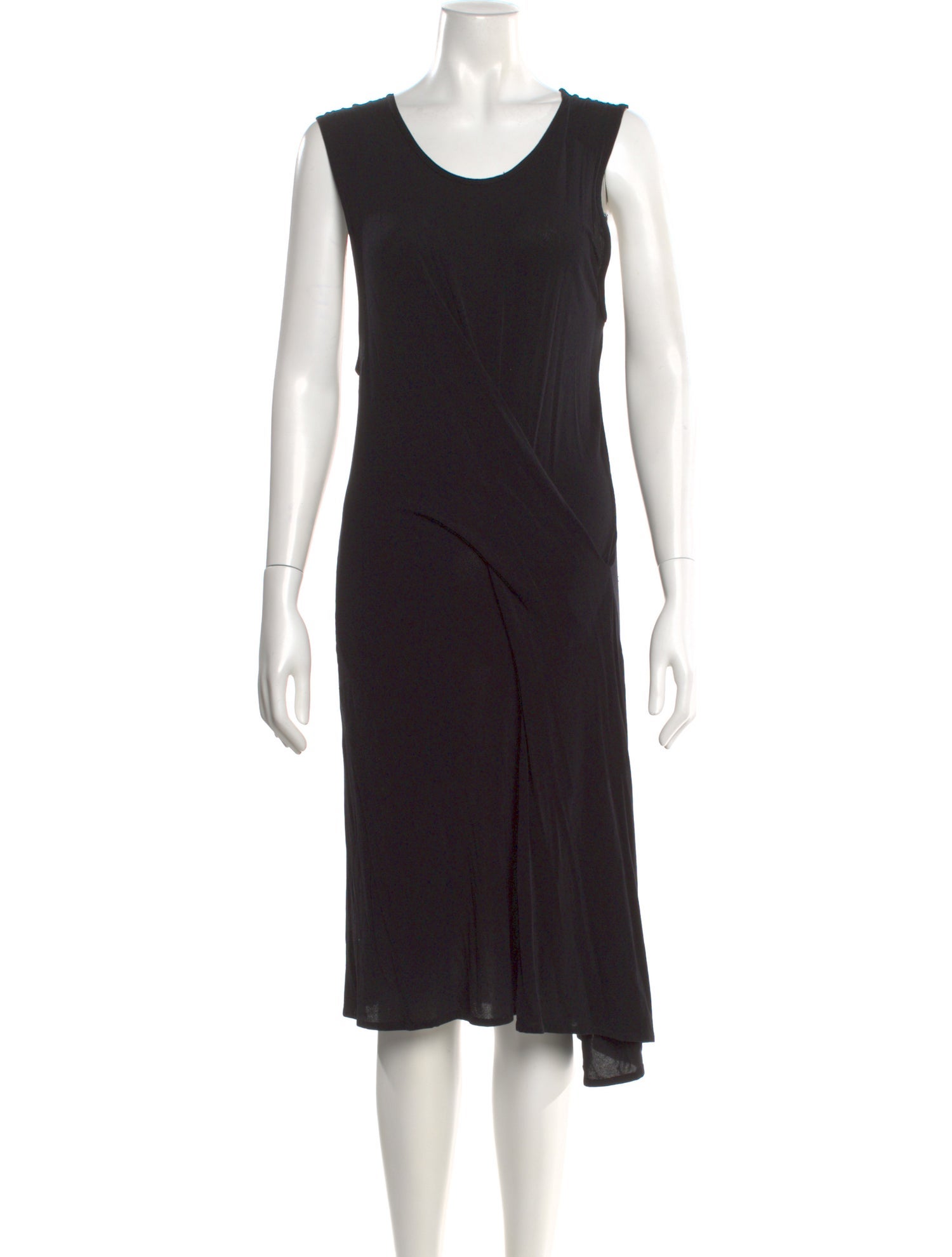 Ann Demeulemeester Scoop Neck Knee-Length Dress