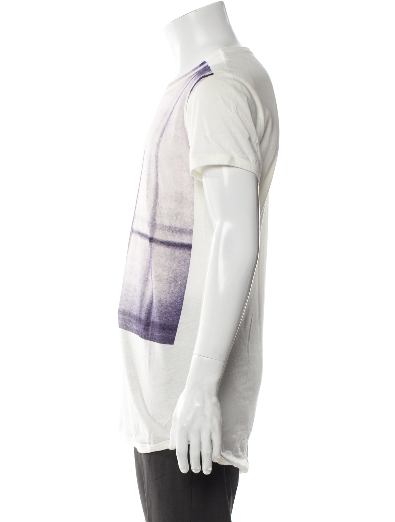 Ann Demeulemeester Graphic Print Crew Neck T-Shirt - White T 