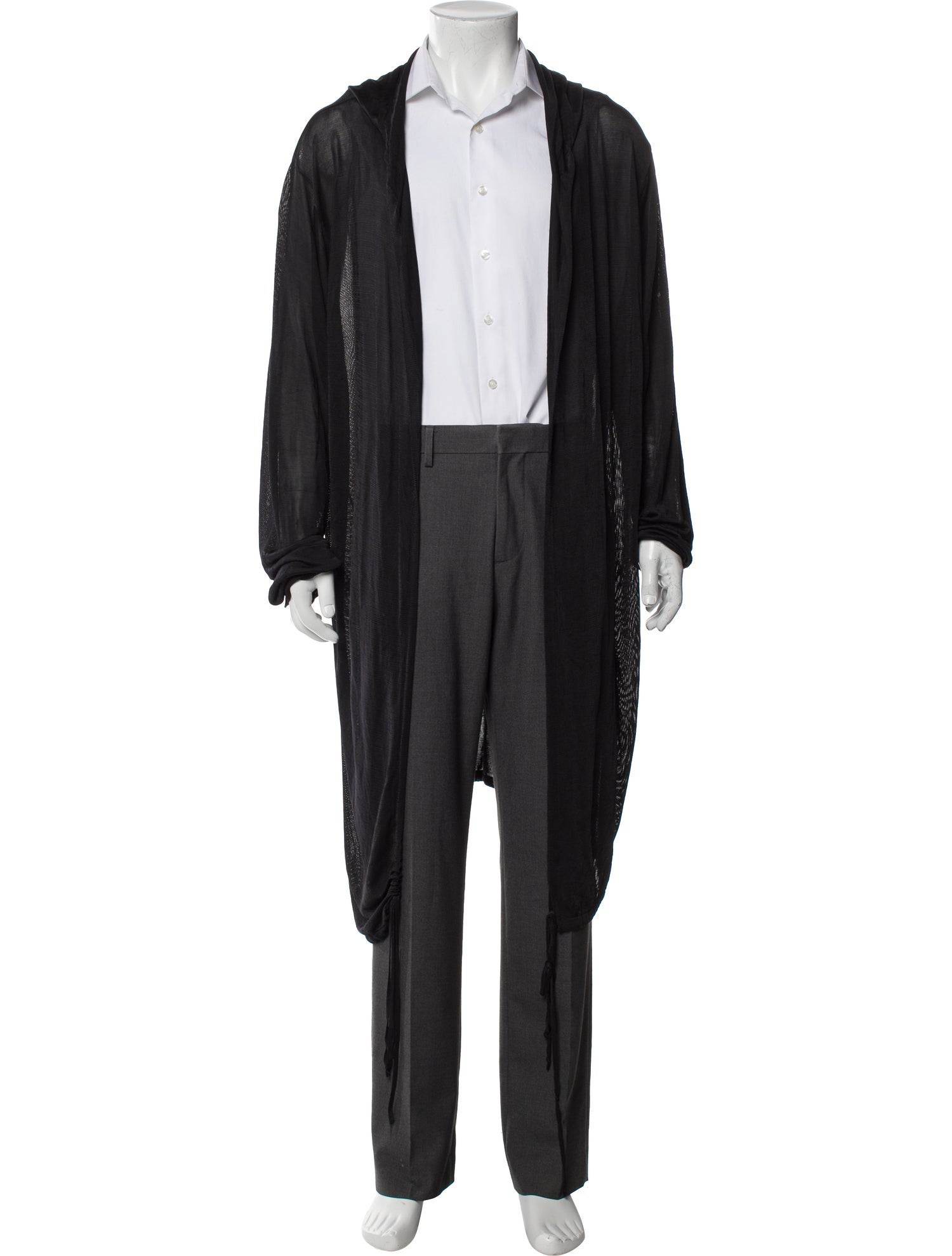 Ann Demeulemeester Open Front Long Sleeve Cardigan