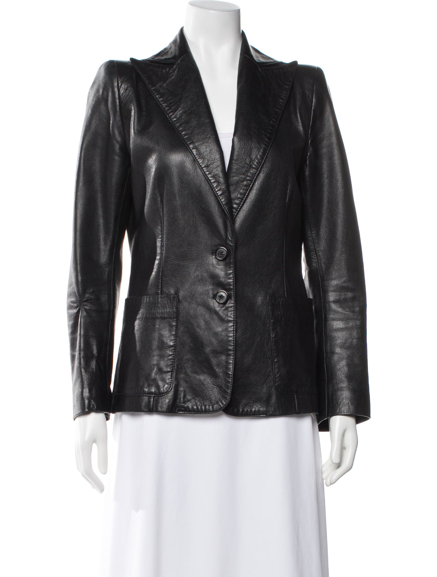 Ann Demeulemeester ラムレザー ライダース ジャケット　36 ANN DEMEULEMEESTER | ESTER BIKER JACKET