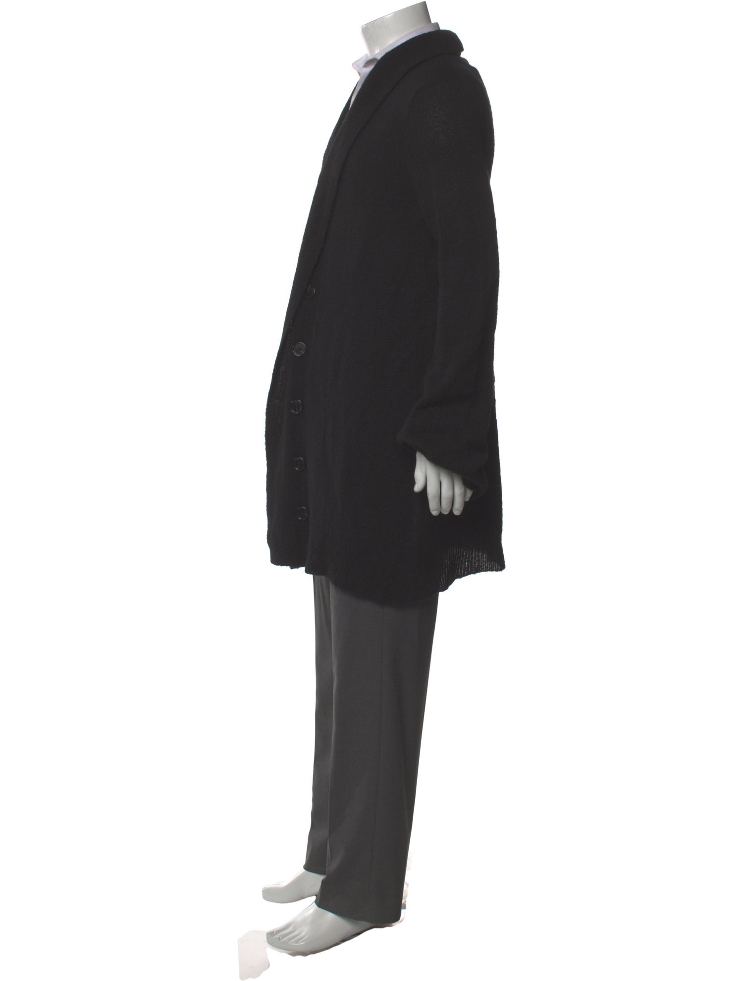 Ann Demeulemeester Alpaca V-Neck Cardigan