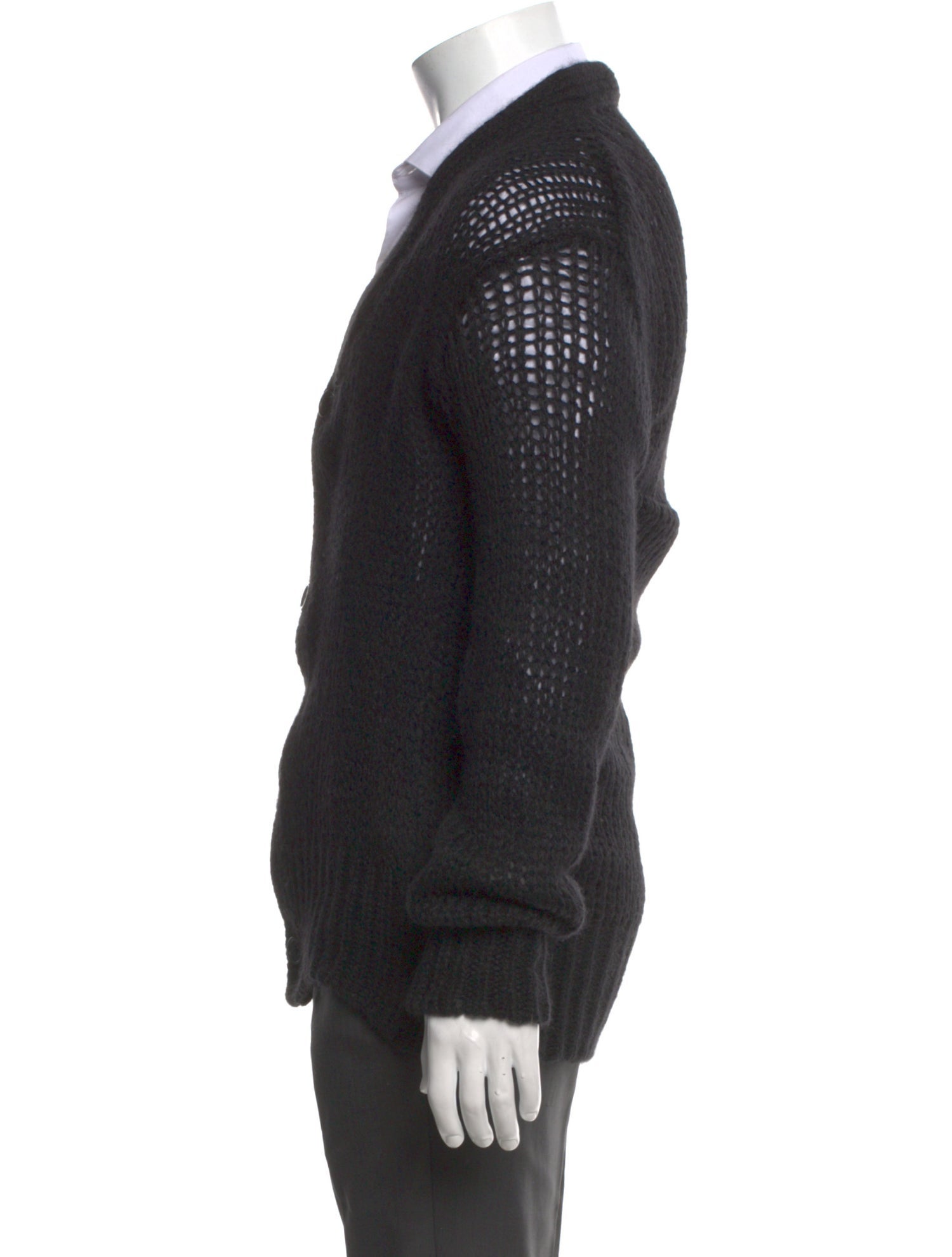 Ann Demeulemeester Alpaca V-Neck Cardigan