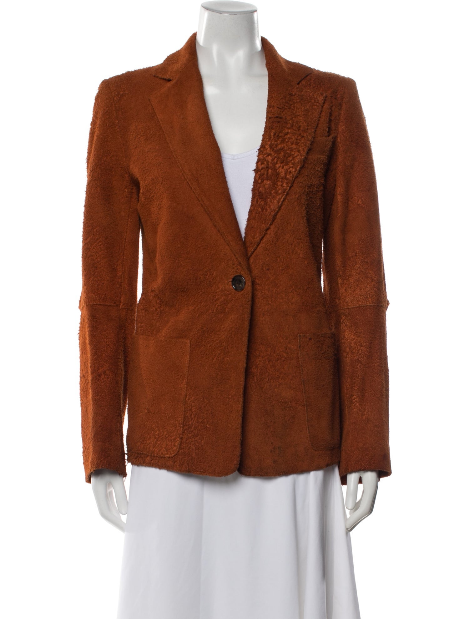 Ann Demeulemeester Vintage 2000 Blazer - Orange Jackets, Clothing 
