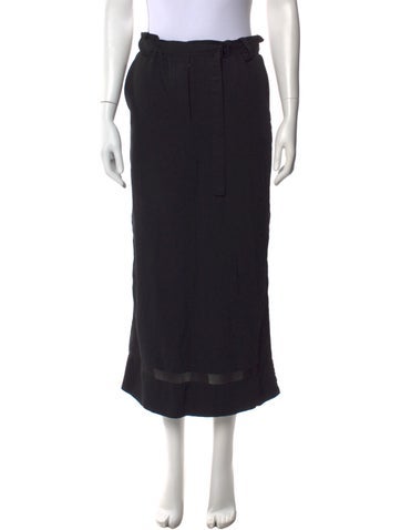 Pre-owned Ann Demeulemeester Long Skirt In Black