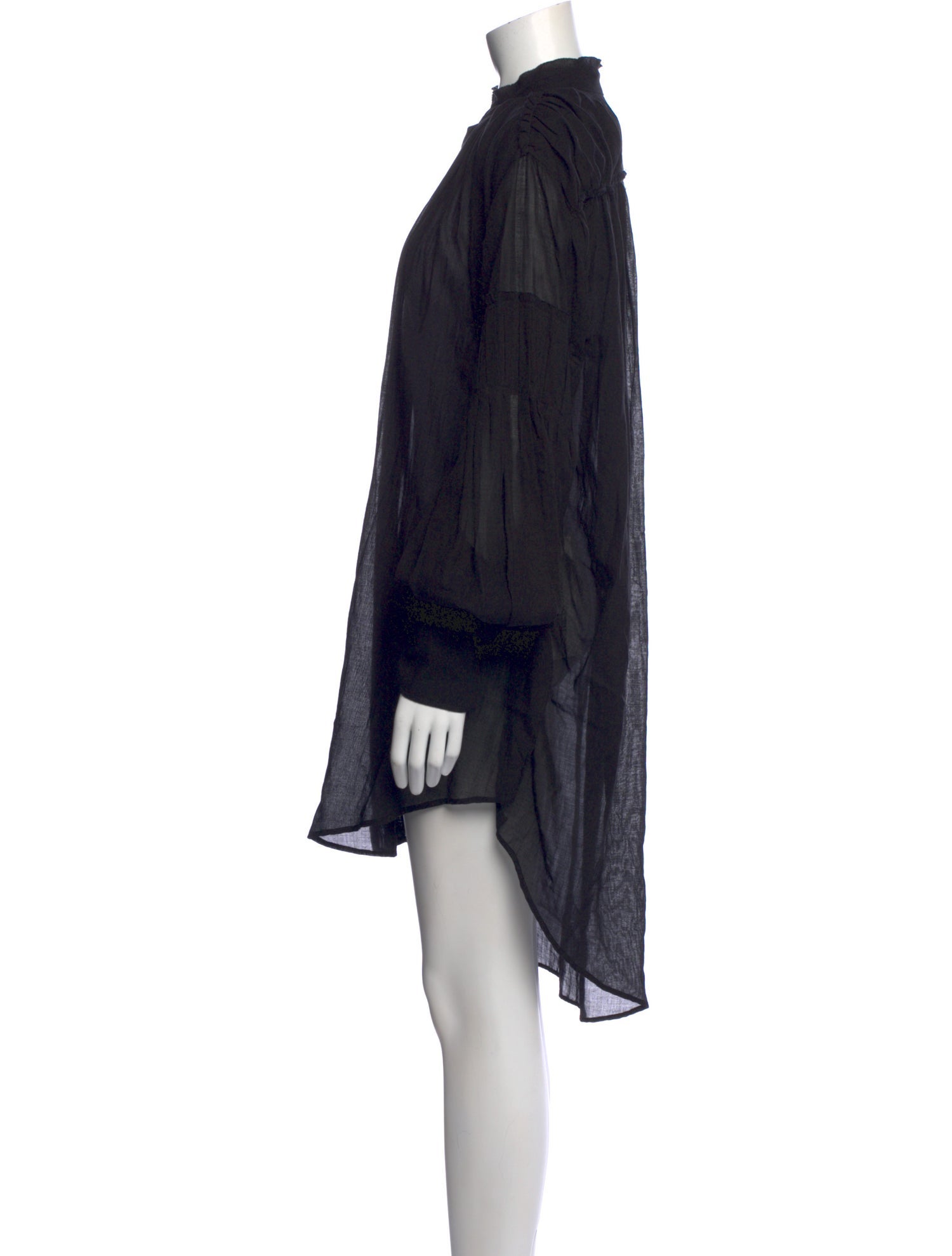 Ann Demeulemeester Mock Neck Knee-Length Dress