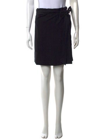 Pre-owned Ann Demeulemeester Vintage Mini Skirt In Black