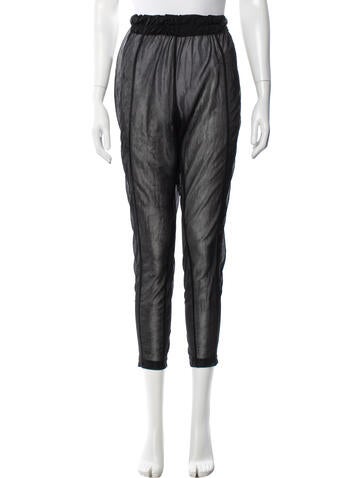 Pre-owned Ann Demeulemeester Vintage Wide Leg Pants In Black